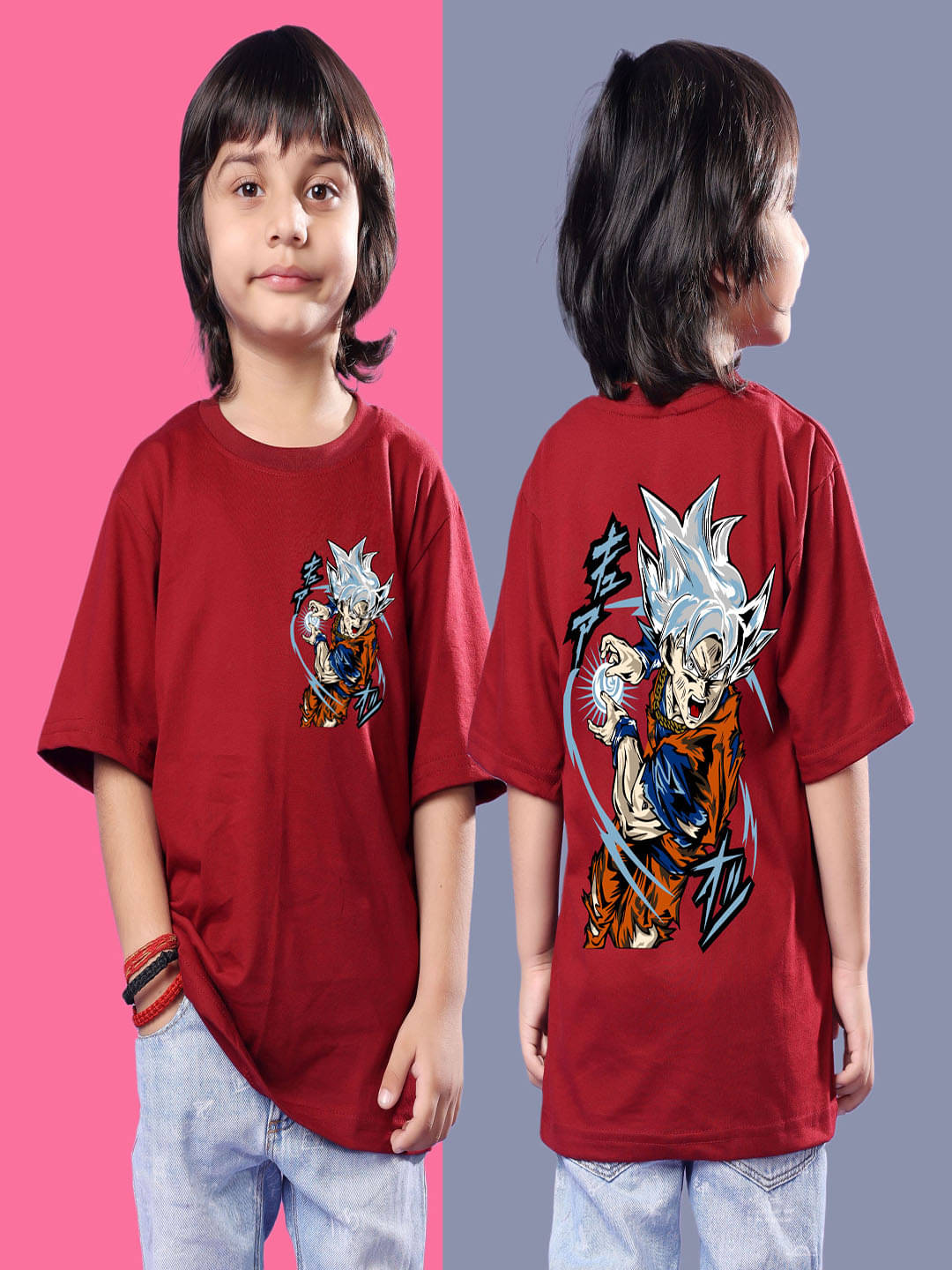     			SWIFTLY Pack of 1 Boys Cotton T-Shirt ( Maroon )