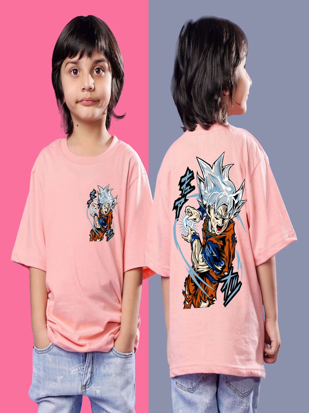     			SWIFTLY Pack of 1 Boys Cotton T-Shirt ( Peach )