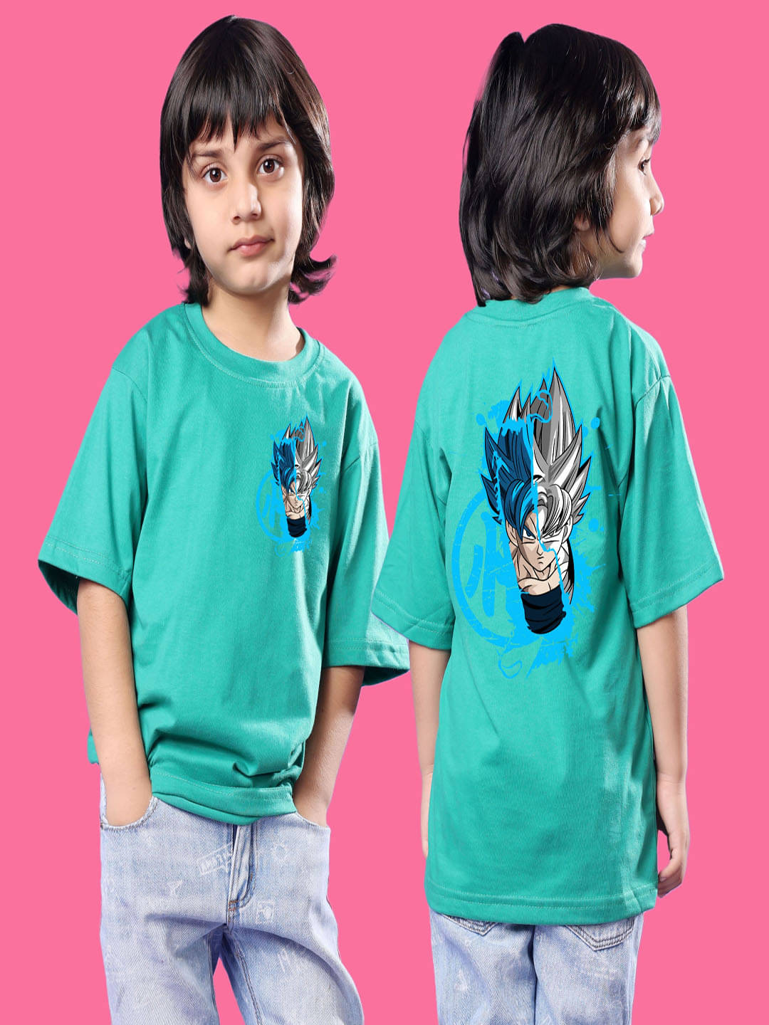     			SWIFTLY Pack of 1 Boys Cotton T-Shirt ( Teal )