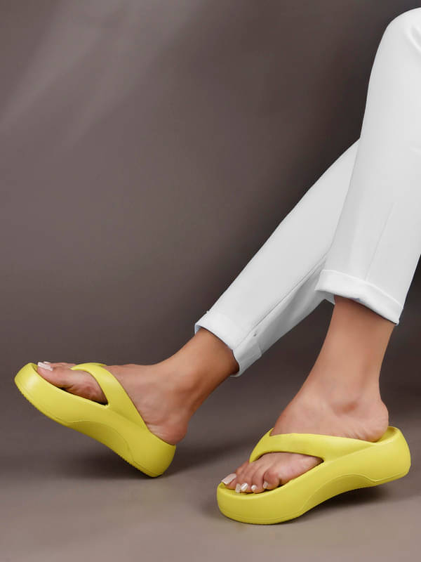     			Sukun Green Women's Flip Flop