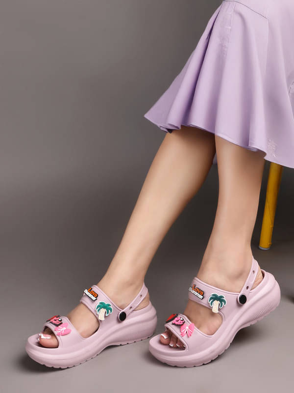     			Sukun Pink Women's Clogs