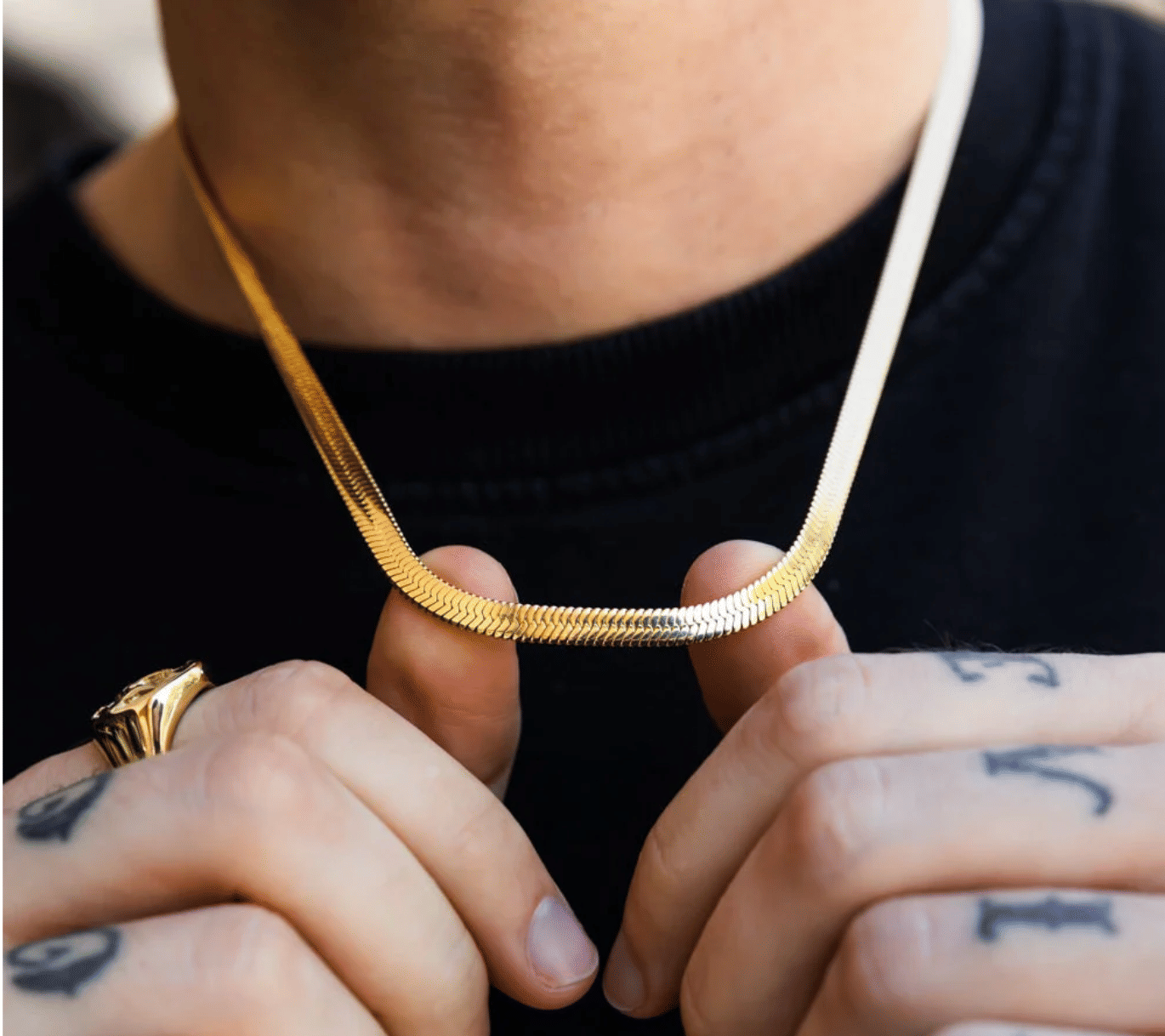 Thrillz Gold Plated Stainless Steel Chain ( Pack of 1 )