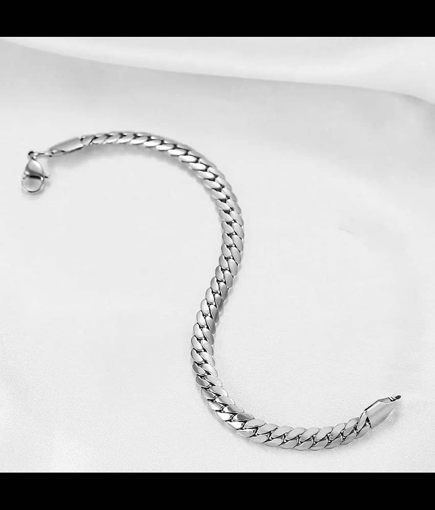 Thrillz Silver Bracelet ( Pack of 1 ) - Bangles & Bracelets | Buy online on ZillyBuy