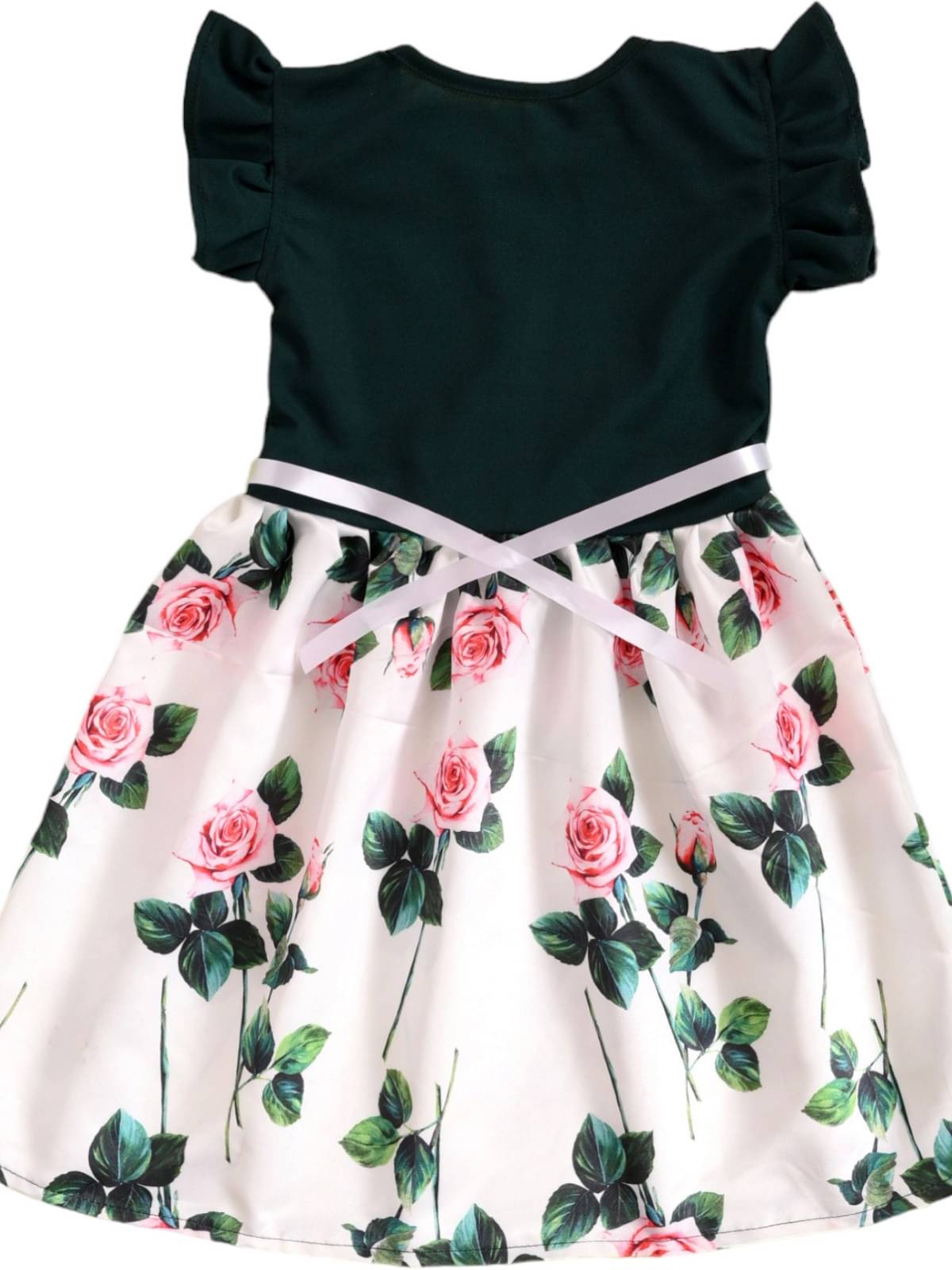     			UPTREND VESTURE Cotton Blend Dress For Girls ( Pack of 1 , Multicolor )