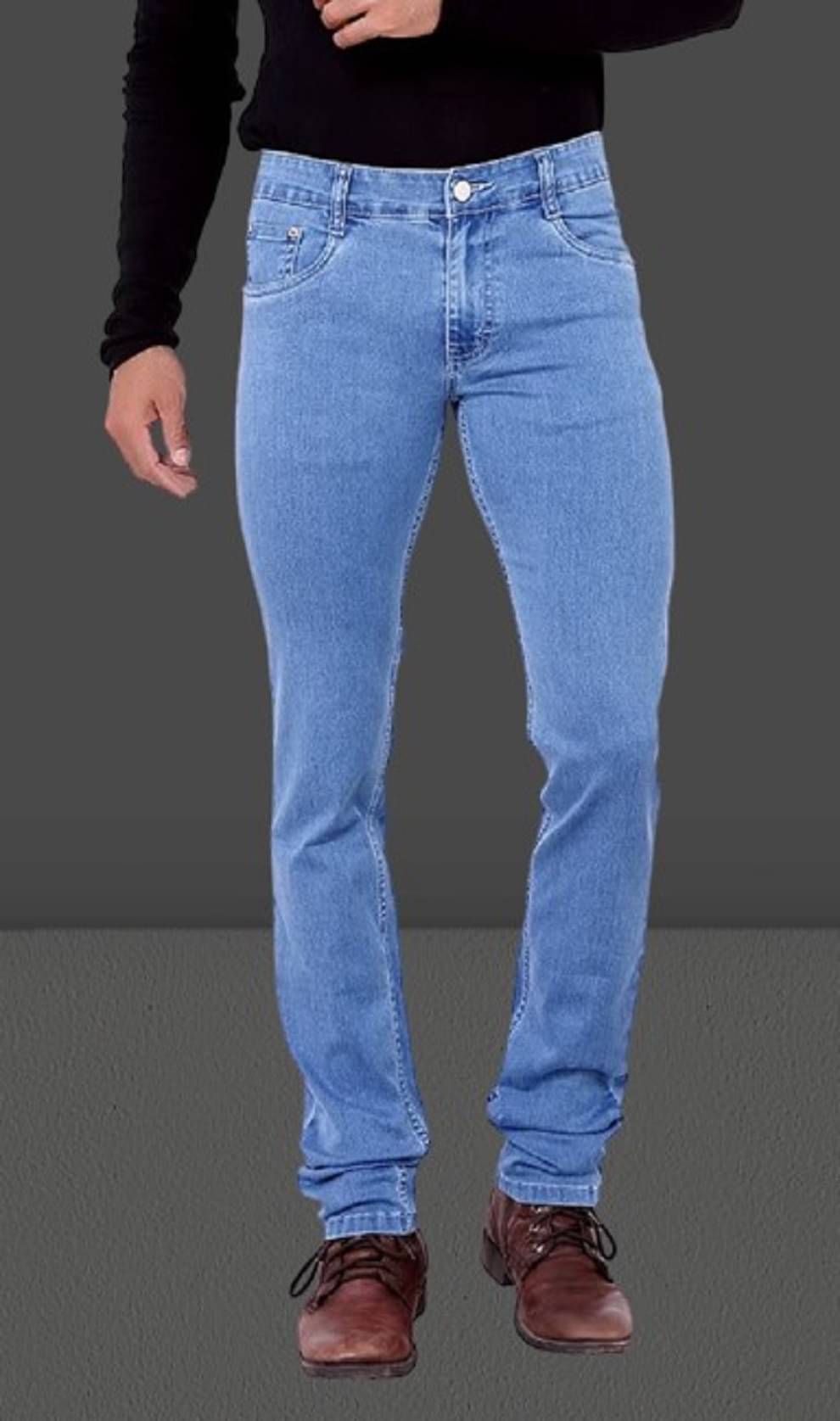     			WHATON Slim Fit Clean Look Men's Jeans - Light Blue ( Pack of 1 )