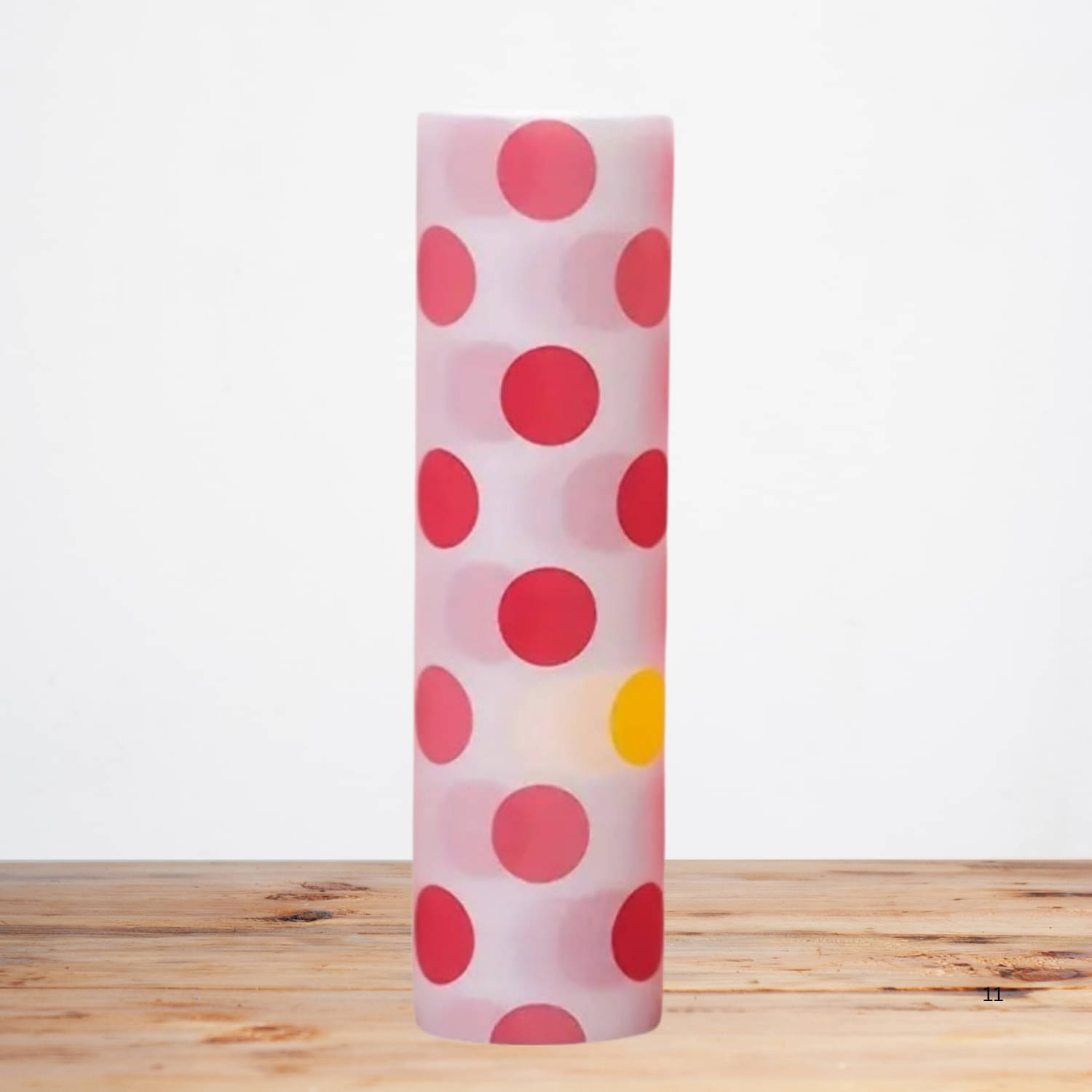     			Waterproof Pink Polka Dot Drawer Mat – 30 x 500 cm. Soft Plastic Shelf & Drawer Liner for Kitchen, Bathroom, Storage(Pack of 1)