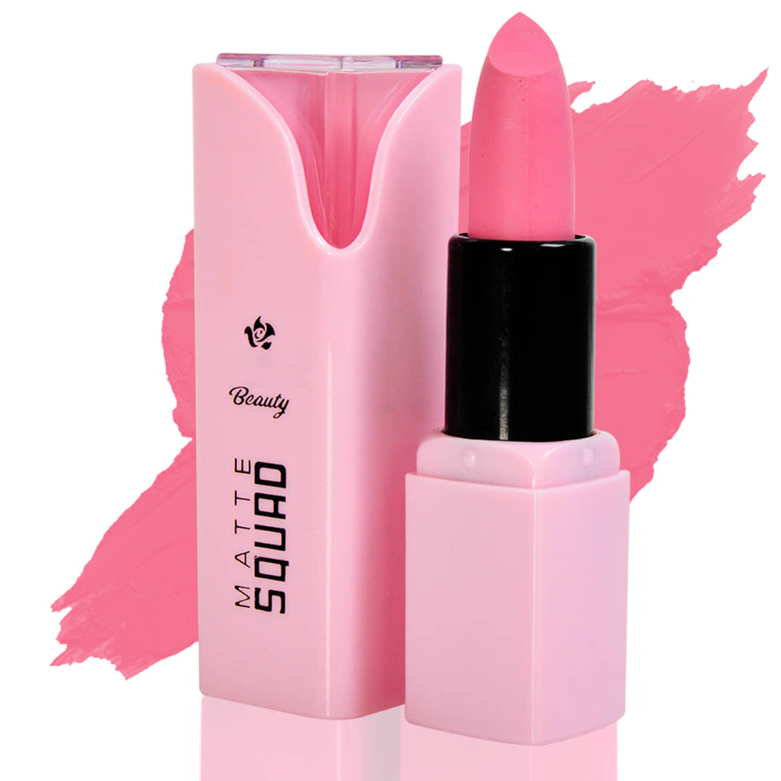 Adbeni Pink Matte Long Lasting Liquid Lipstick ( Pack of 1 )