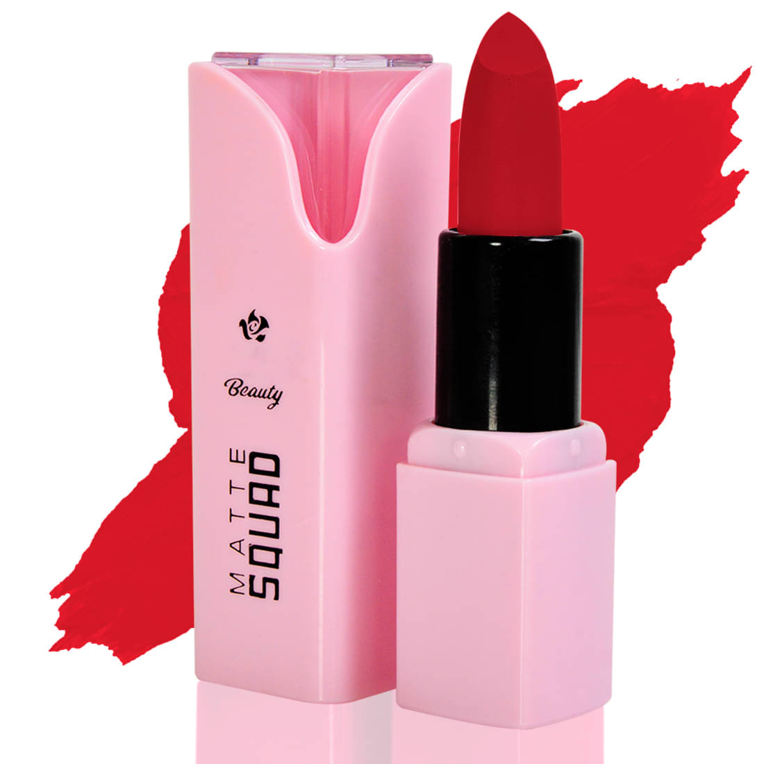     			Adbeni Red Matte Long Lasting Liquid Lipstick ( Pack of 1 )