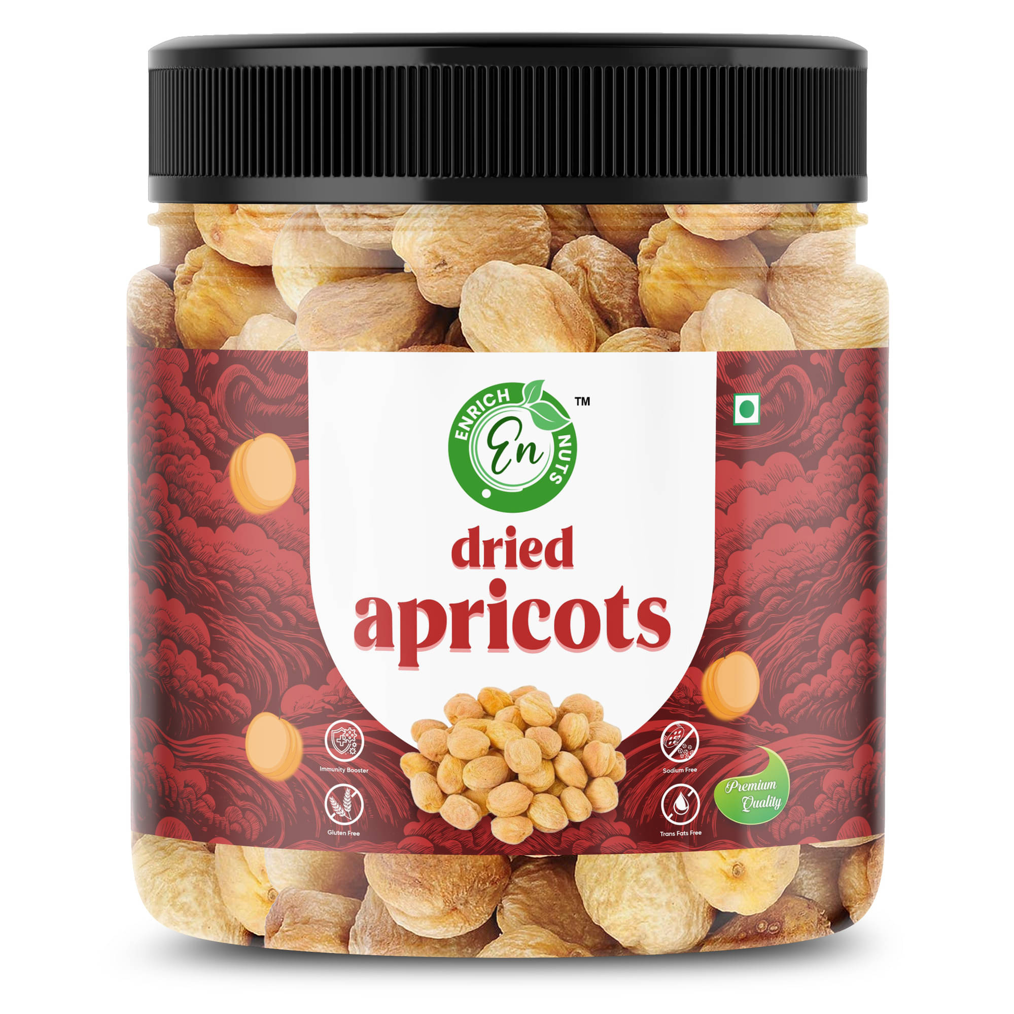 ENRICH NUTS Apricot (Khumani) 250 g     			ENRICH NUTS Apricot (Khumani) 250 g