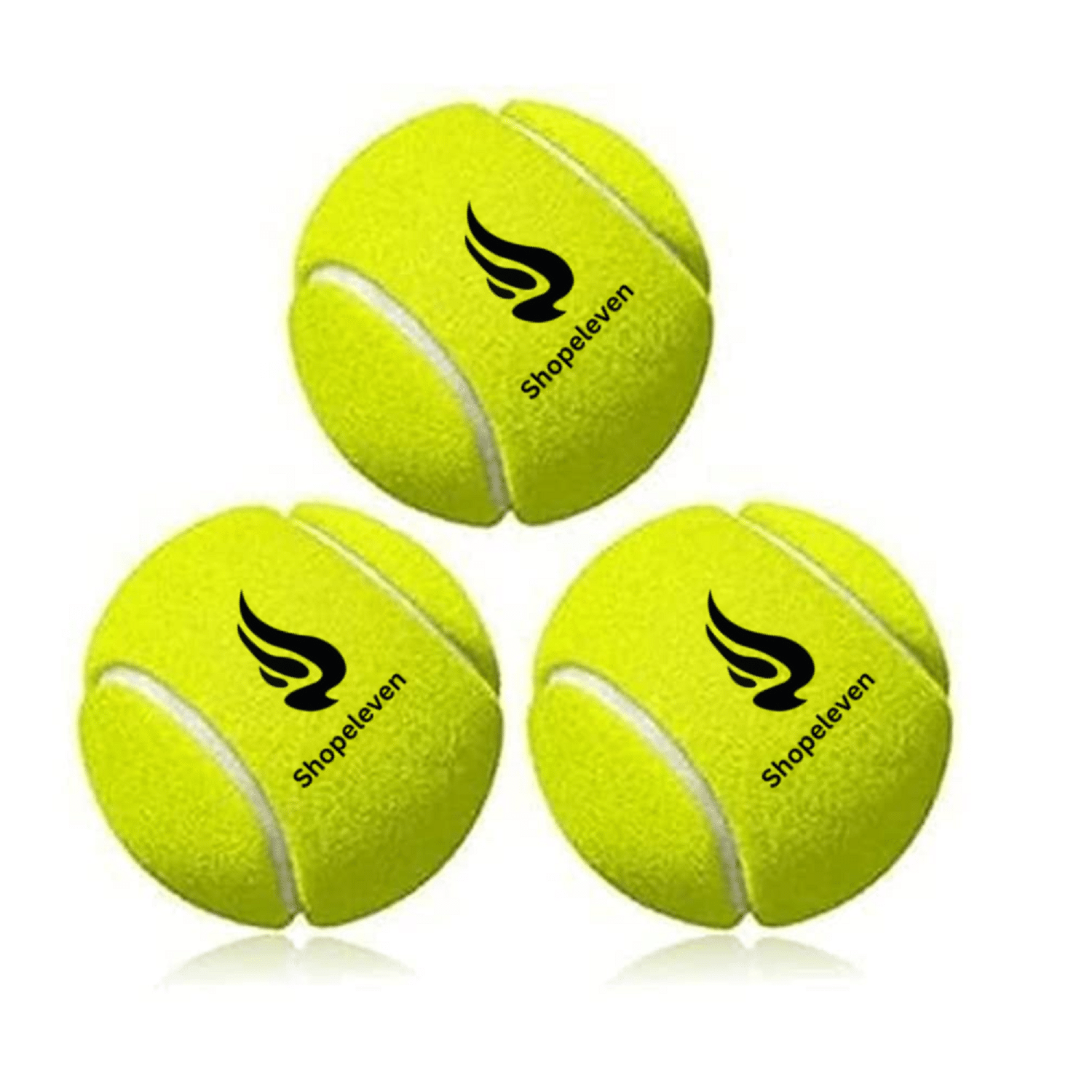     			Gjshop Green Rubber Cricket Ball ( Pack of 3 )