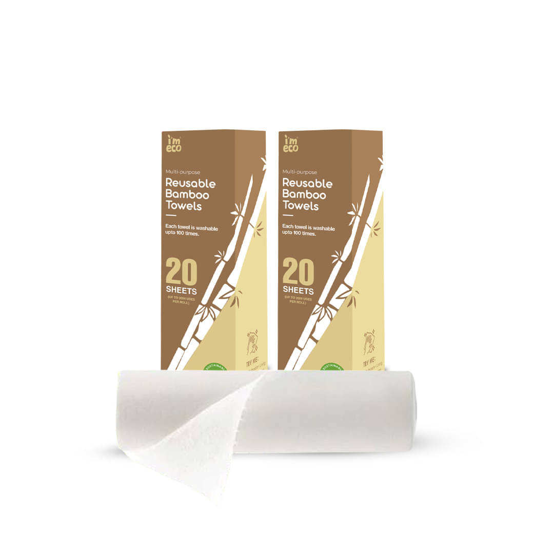     			IMECO Set of 2 Others Bamboo Kitchen Towel