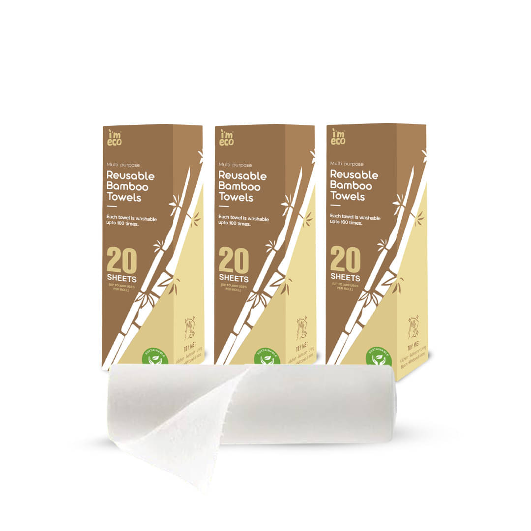     			IMECO Set of 3 Others Bamboo Kitchen Towel