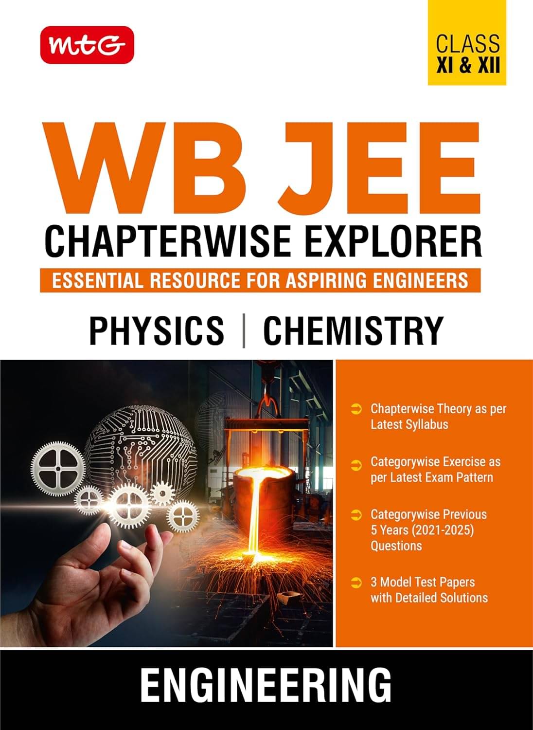 MTG WB JEE Chapterwise Explorer Physics & Chemistry For 2025-2026 Exam - WB JEE Engineering Previous Years Solved Papers (PYQ Book) with Detailed Solutions MTG WB JEE Chapterwise Explorer Physics & Chemistry For 2025-2026 Exam - WB JEE Engineering Previous Years Solved Papers (PYQ Book) with Detailed Solutions