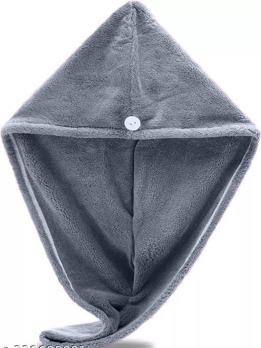 Midastra Black Hair Towel Wrap ( Pack of 1 )