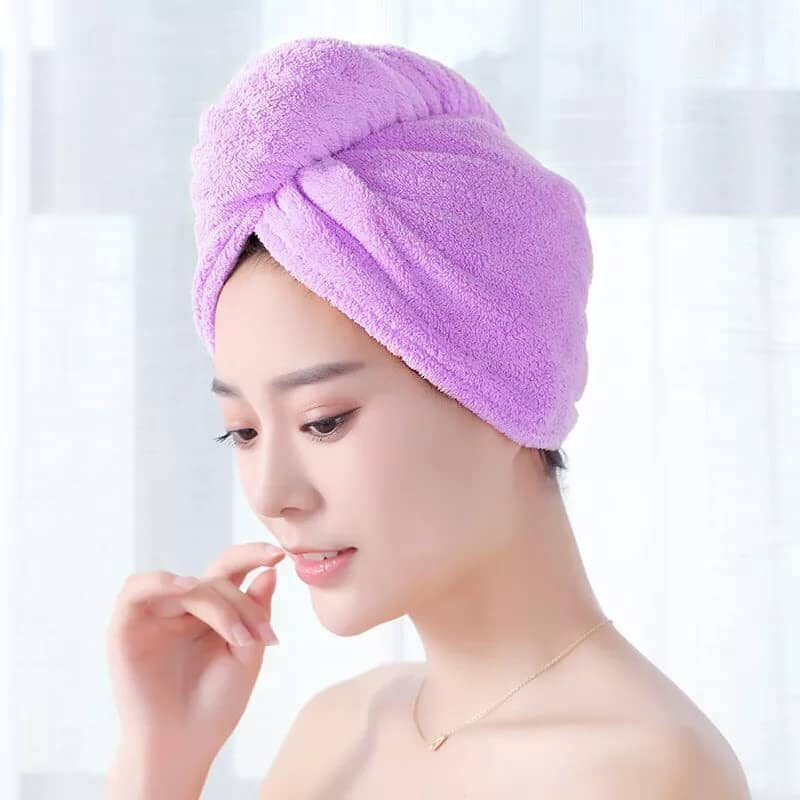 Midastra Pink Hair Towel Wrap ( Pack of 1 )