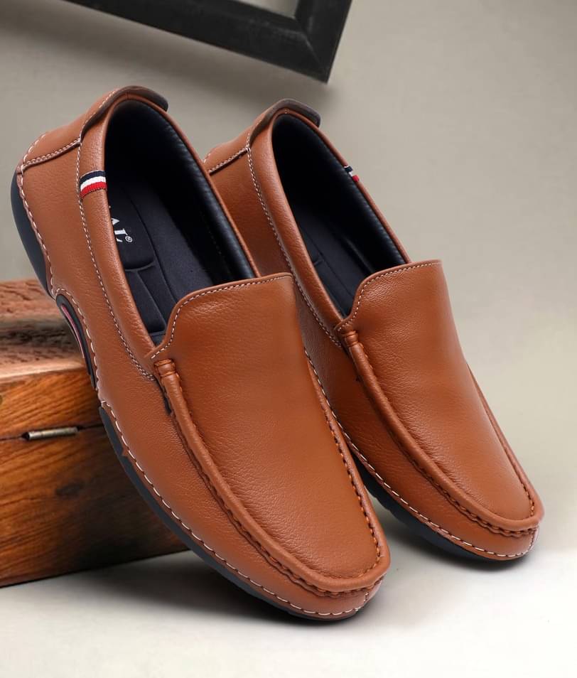     			NAAL Brown Men's Slip on