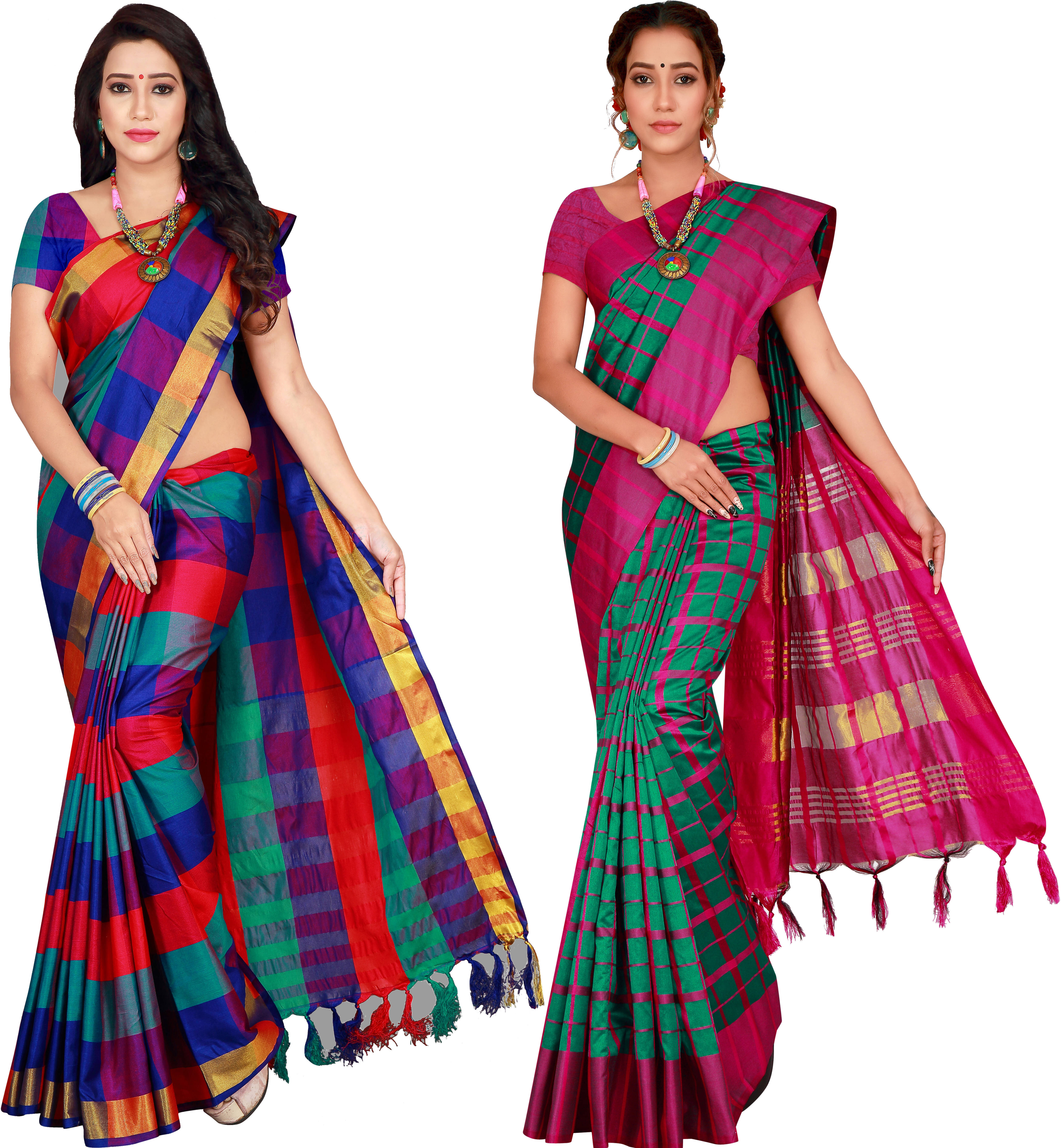 Priyansh Creation Cotton Silk Printed Saree With Unstitched Blouse Piece ( Multicolor ) Priyansh Creation Cotton Silk Printed Saree With Unstitched Blouse Piece ( Multicolor )