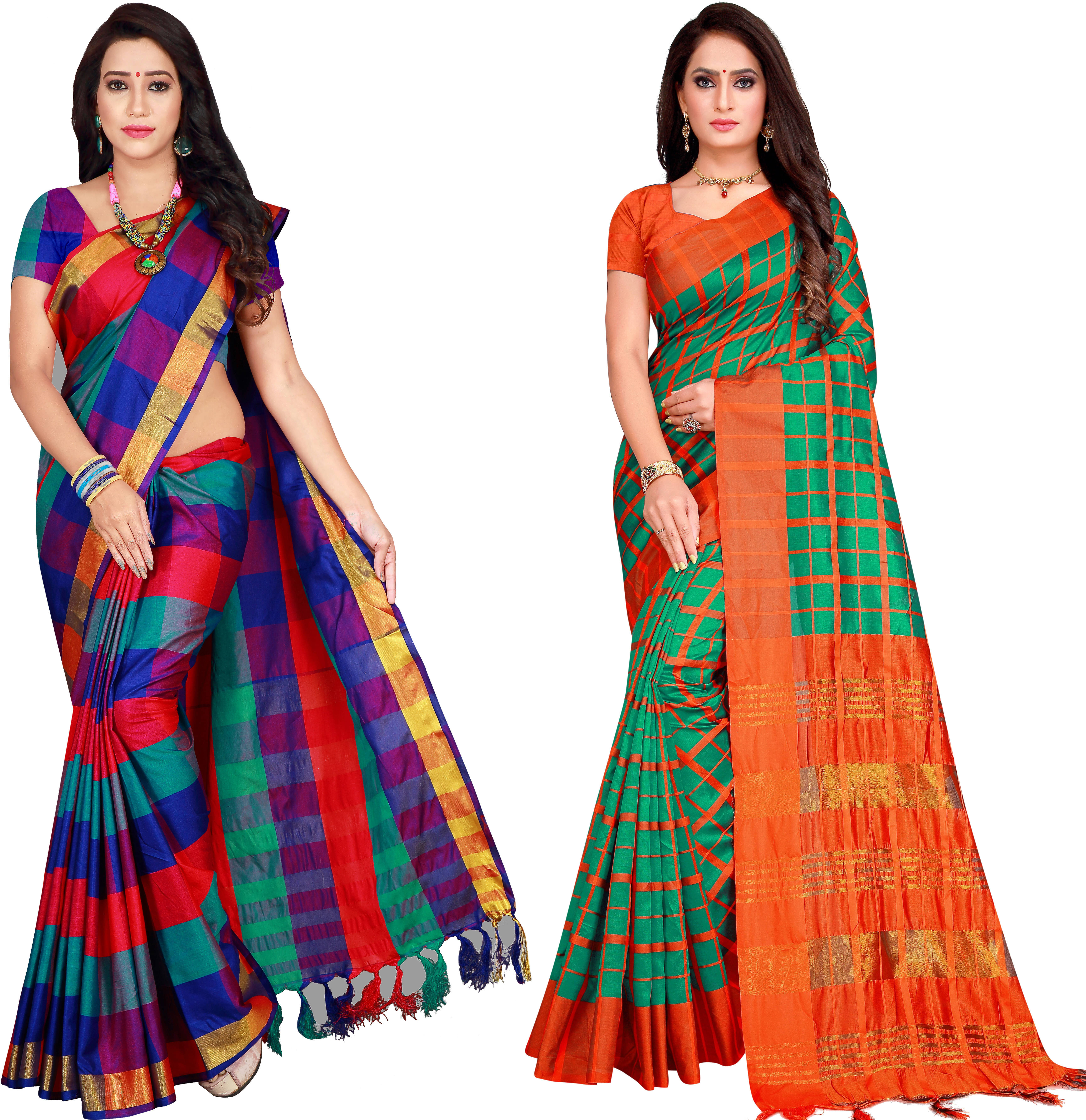 Priyansh Creation Cotton Silk Printed Saree With Unstitched Blouse Piece ( Multicolor ) Priyansh Creation Cotton Silk Printed Saree With Unstitched Blouse Piece ( Multicolor )