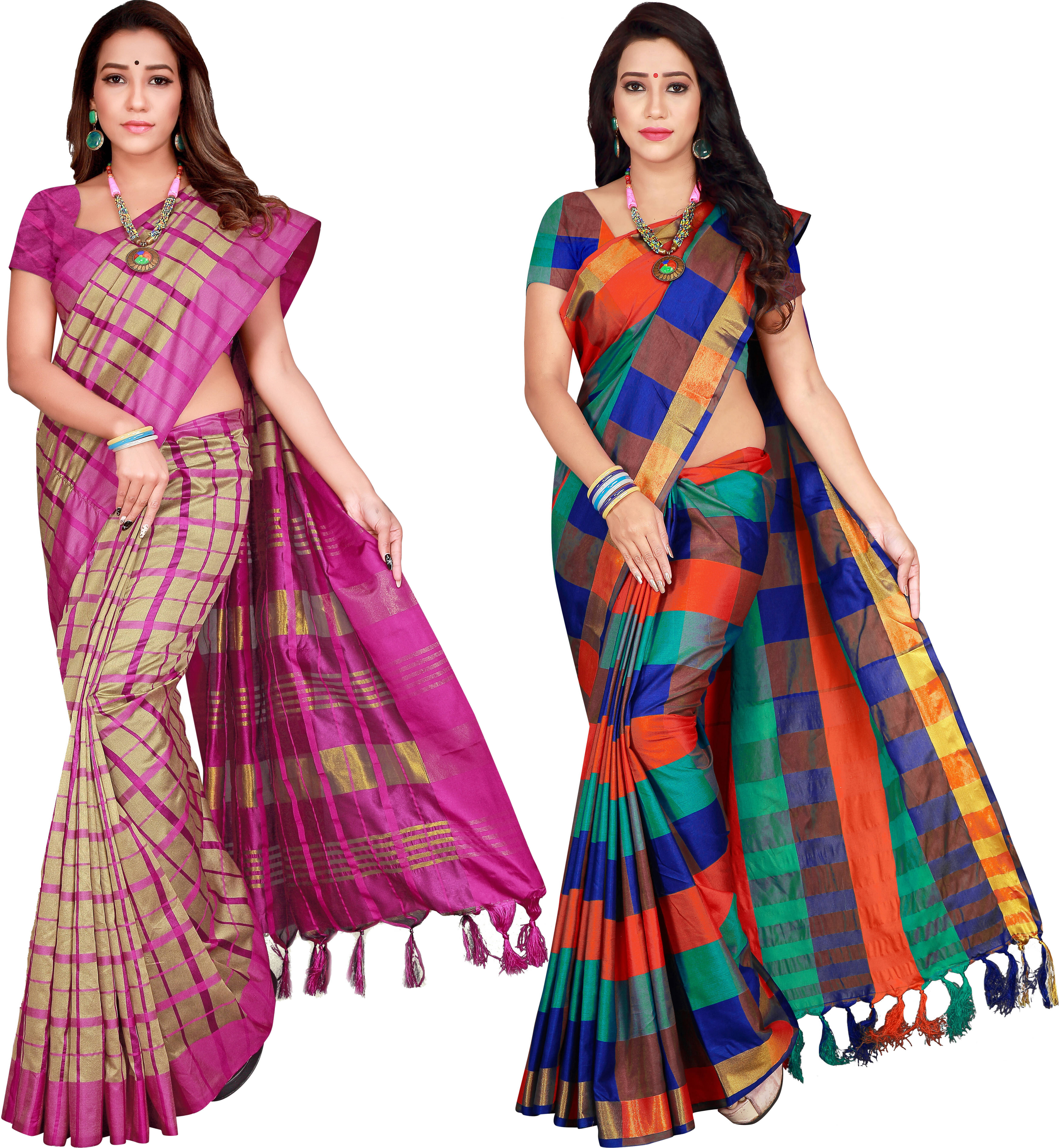 Priyansh Creation Cotton Silk Printed Saree With Unstitched Blouse Piece ( Multicolor ) Priyansh Creation Cotton Silk Printed Saree With Unstitched Blouse Piece ( Multicolor )