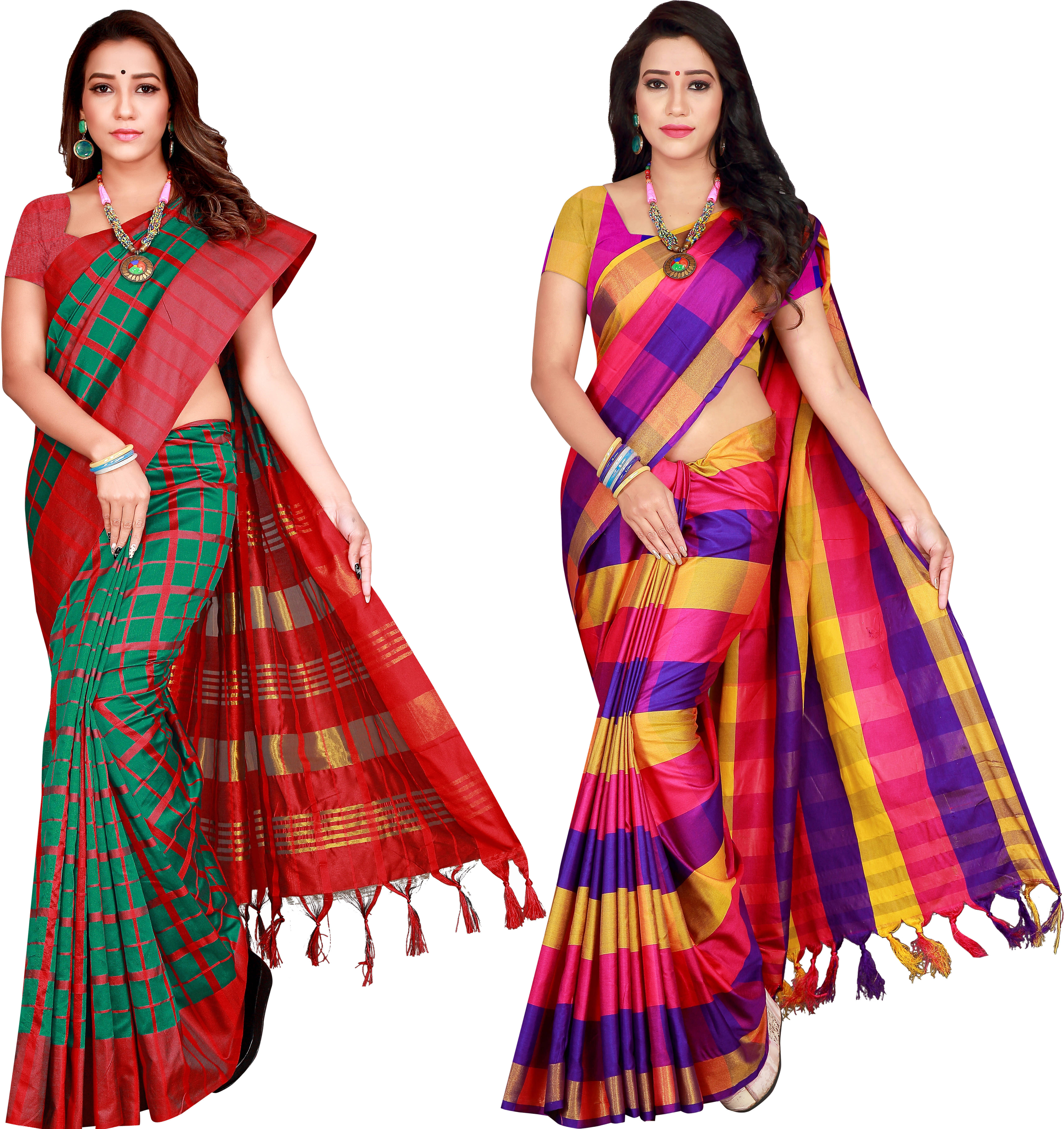 Priyansh Creation Cotton Silk Printed Saree With Unstitched Blouse Piece ( Multicolor ) Priyansh Creation Cotton Silk Printed Saree With Unstitched Blouse Piece ( Multicolor )