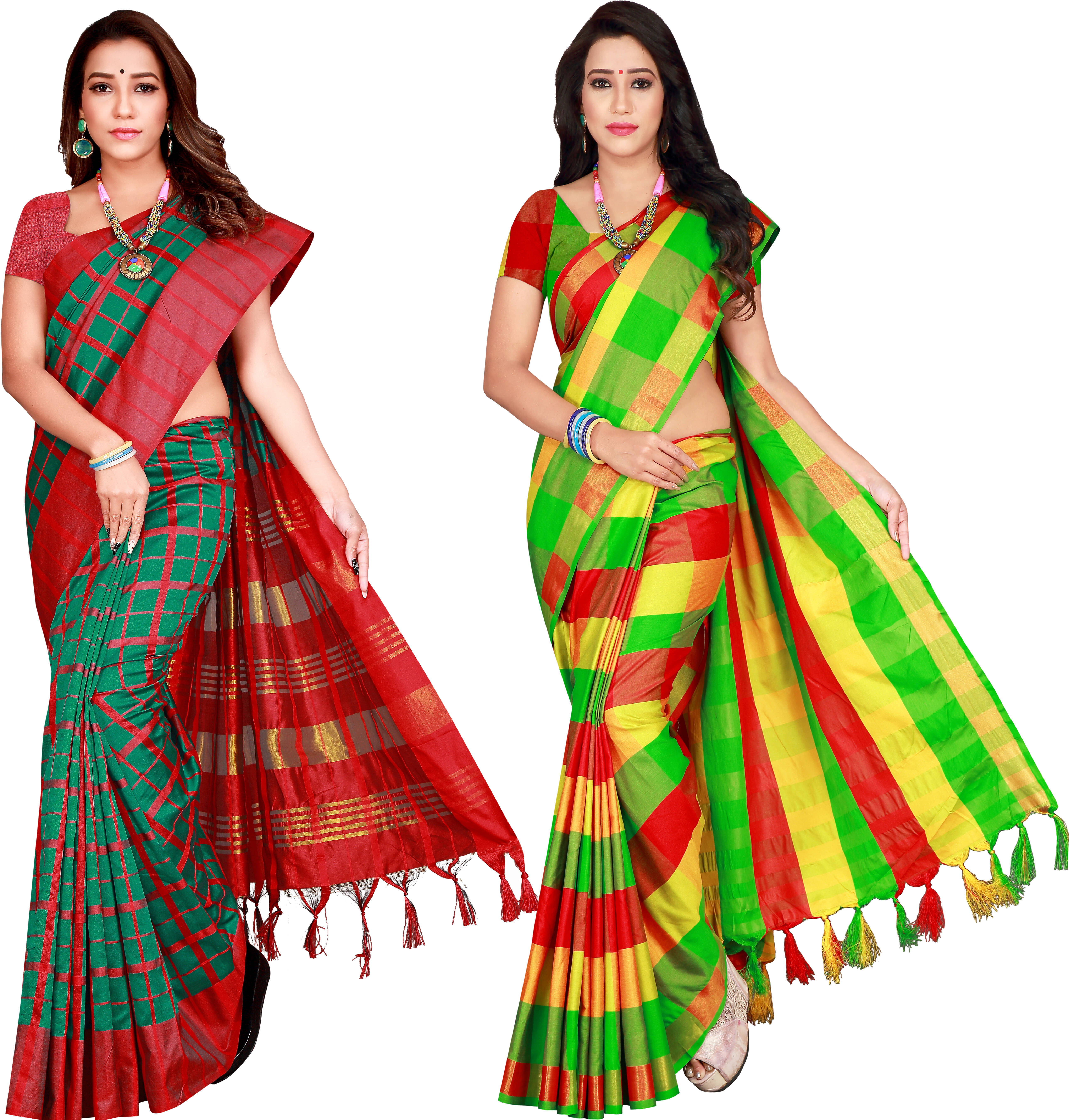 Priyansh Creation Cotton Silk Printed Saree With Unstitched Blouse Piece ( Multicolor ) Priyansh Creation Cotton Silk Printed Saree With Unstitched Blouse Piece ( Multicolor )
