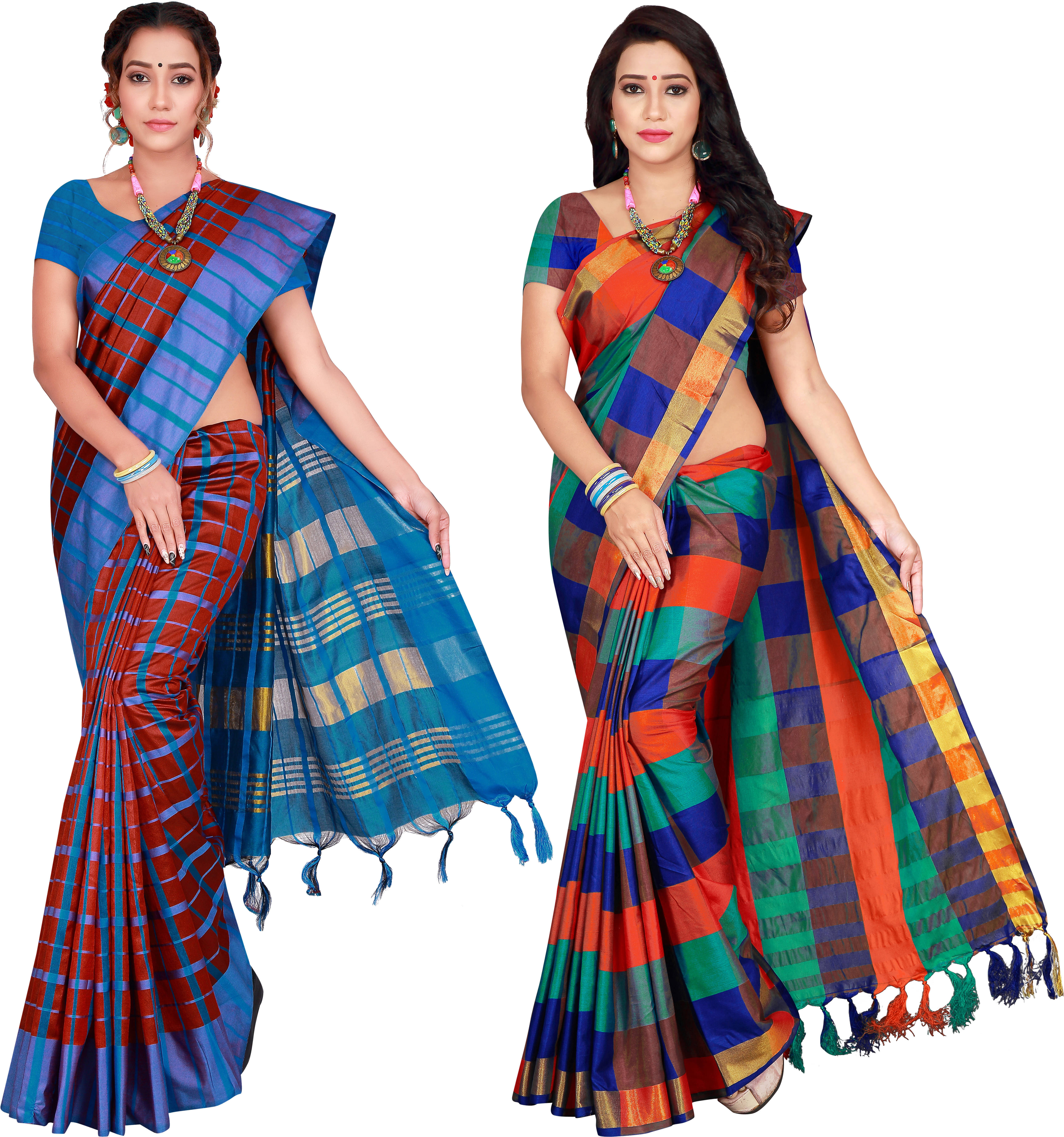 Priyansh Creation Cotton Silk Printed Saree With Unstitched Blouse Piece ( Multicolor ) Priyansh Creation Cotton Silk Printed Saree With Unstitched Blouse Piece ( Multicolor )