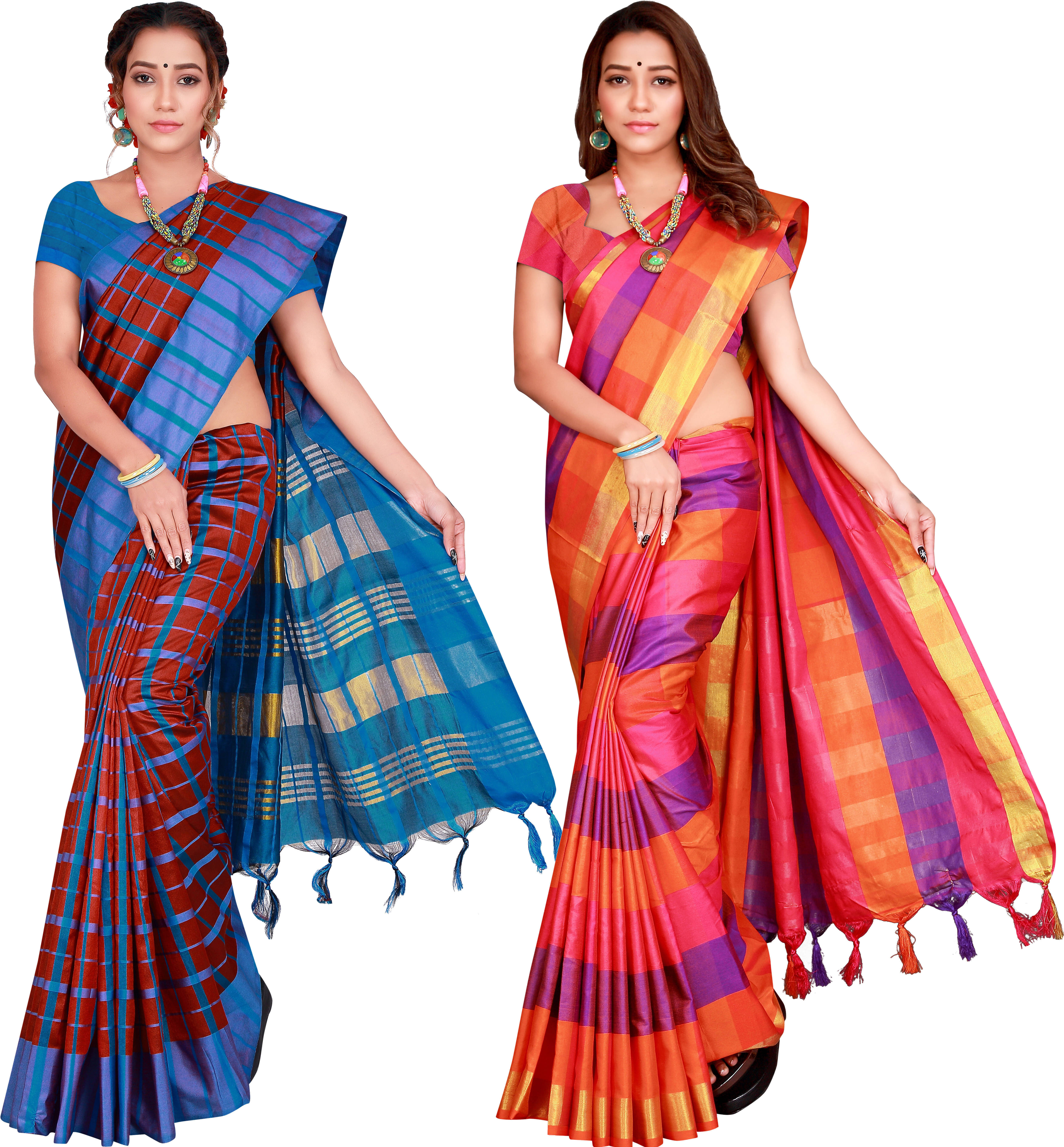 Priyansh Creation Cotton Silk Printed Saree With Unstitched Blouse Piece ( Multicolor ) Priyansh Creation Cotton Silk Printed Saree With Unstitched Blouse Piece ( Multicolor )