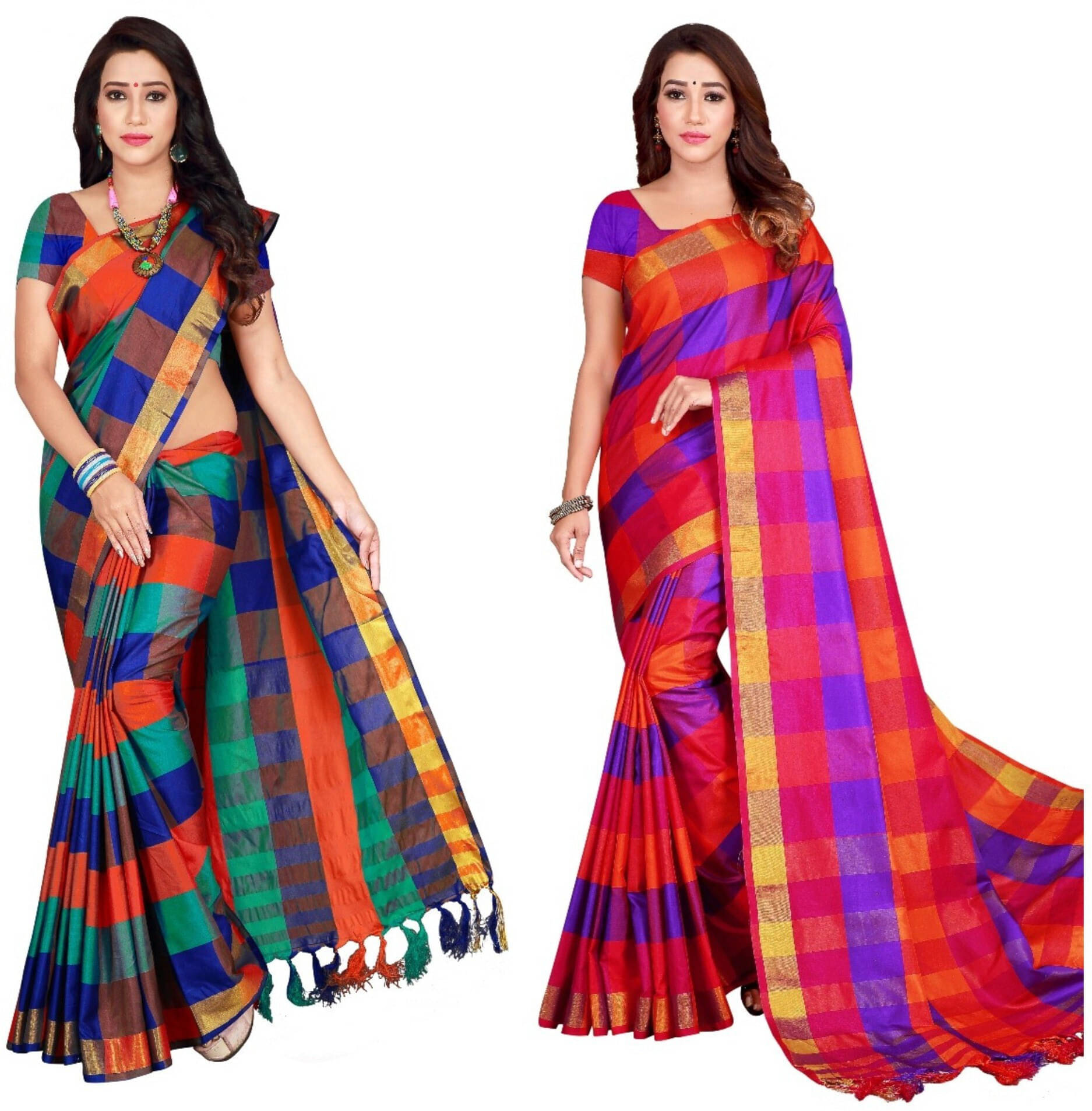 Priyansh Creation Cotton Silk Printed Saree With Unstitched Blouse Piece ( Multicolor ) Priyansh Creation Cotton Silk Printed Saree With Unstitched Blouse Piece ( Multicolor )