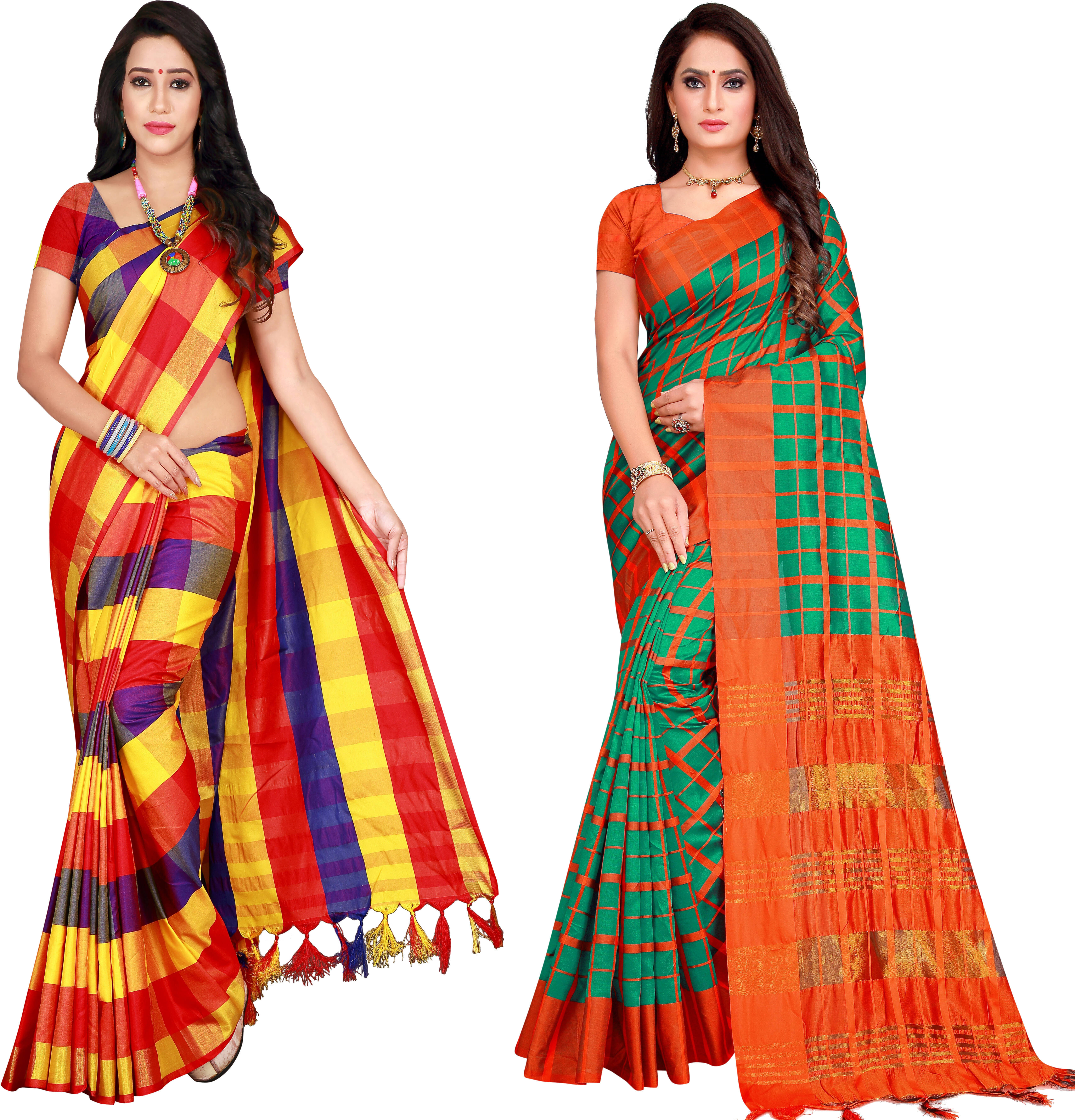 Priyansh Creation Cotton Silk Printed Saree With Unstitched Blouse Piece ( Multicolor ) Priyansh Creation Cotton Silk Printed Saree With Unstitched Blouse Piece ( Multicolor )