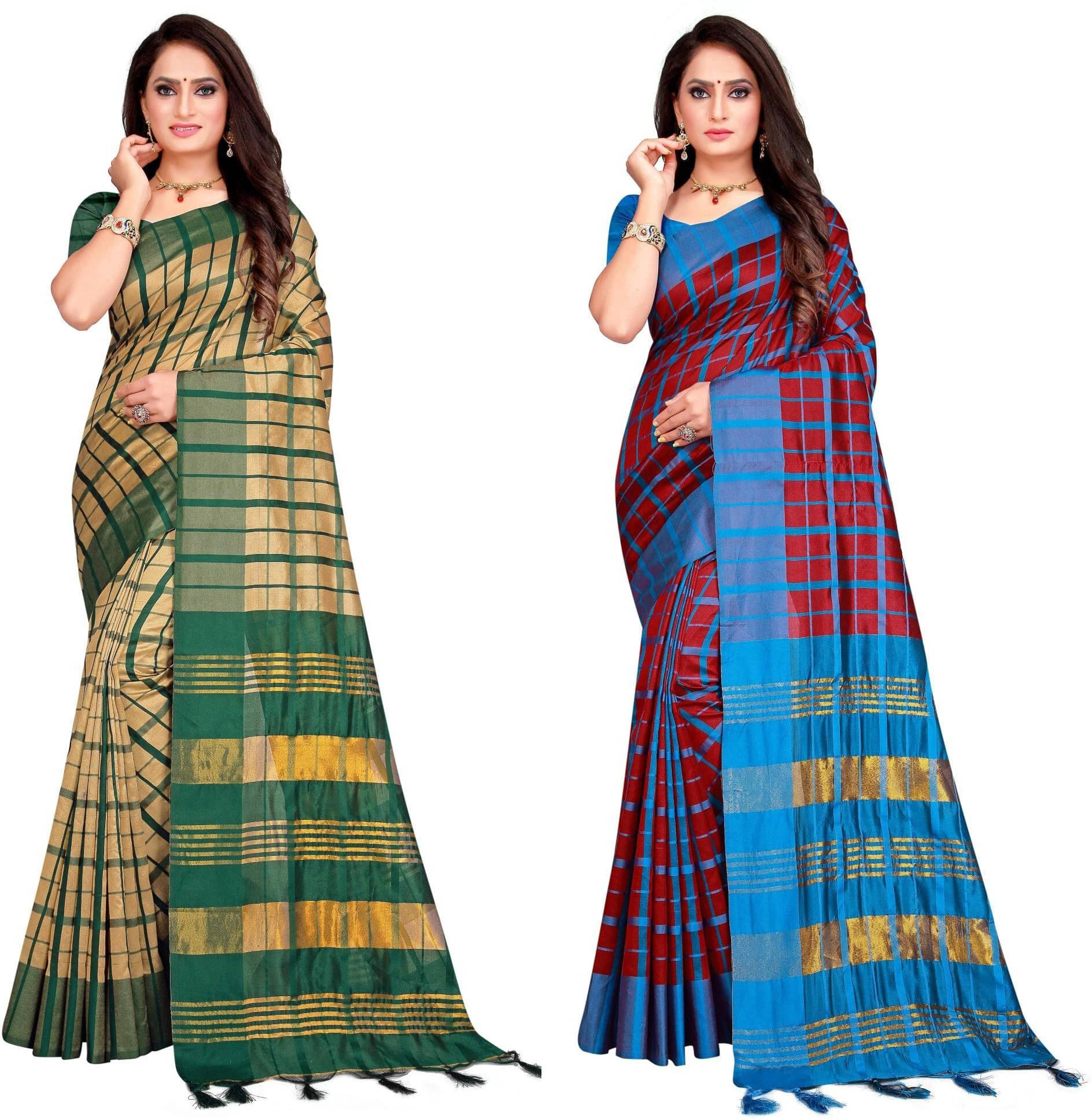 Priyansh Creation Cotton Silk Printed Saree With Unstitched Blouse Piece ( Brown ) Priyansh Creation Cotton Silk Printed Saree With Unstitched Blouse Piece ( Brown )