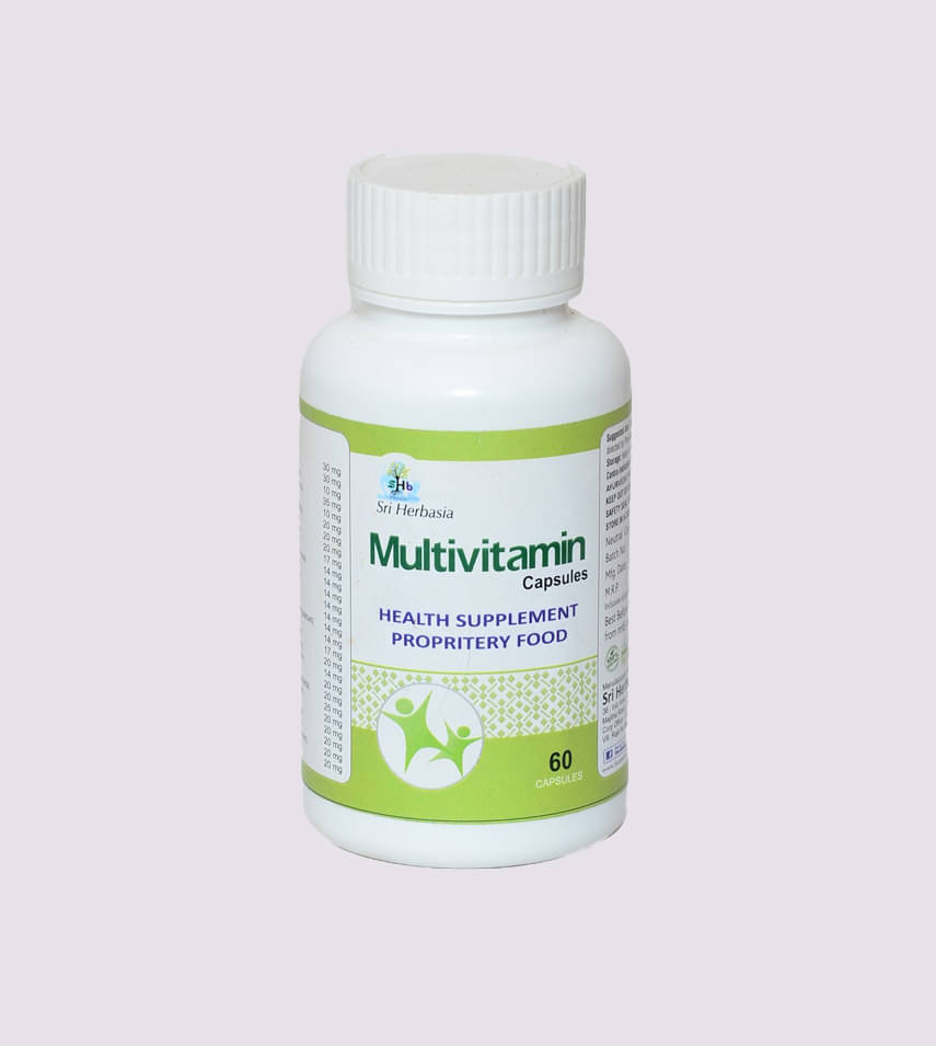     			SRI HERBASIA Multivitamins For Men & Women ( Pack of 1 )