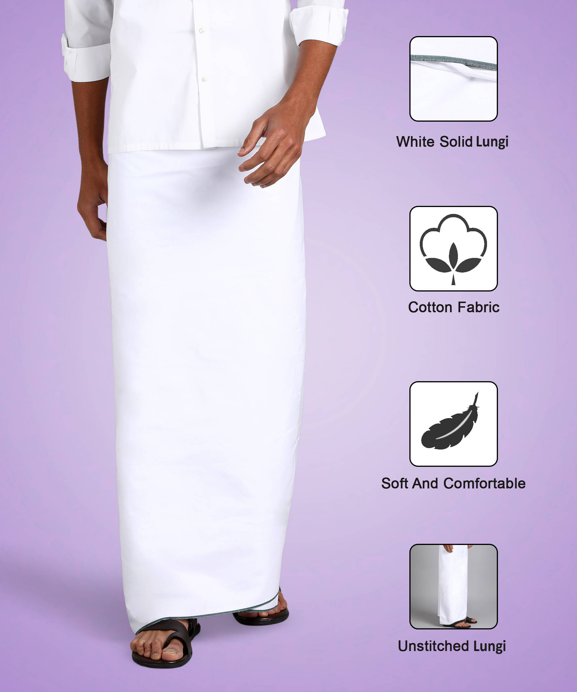     			Sac shree aparajeet creations Cotton Men's Dhoti Multicolor ( Pack of 1 )