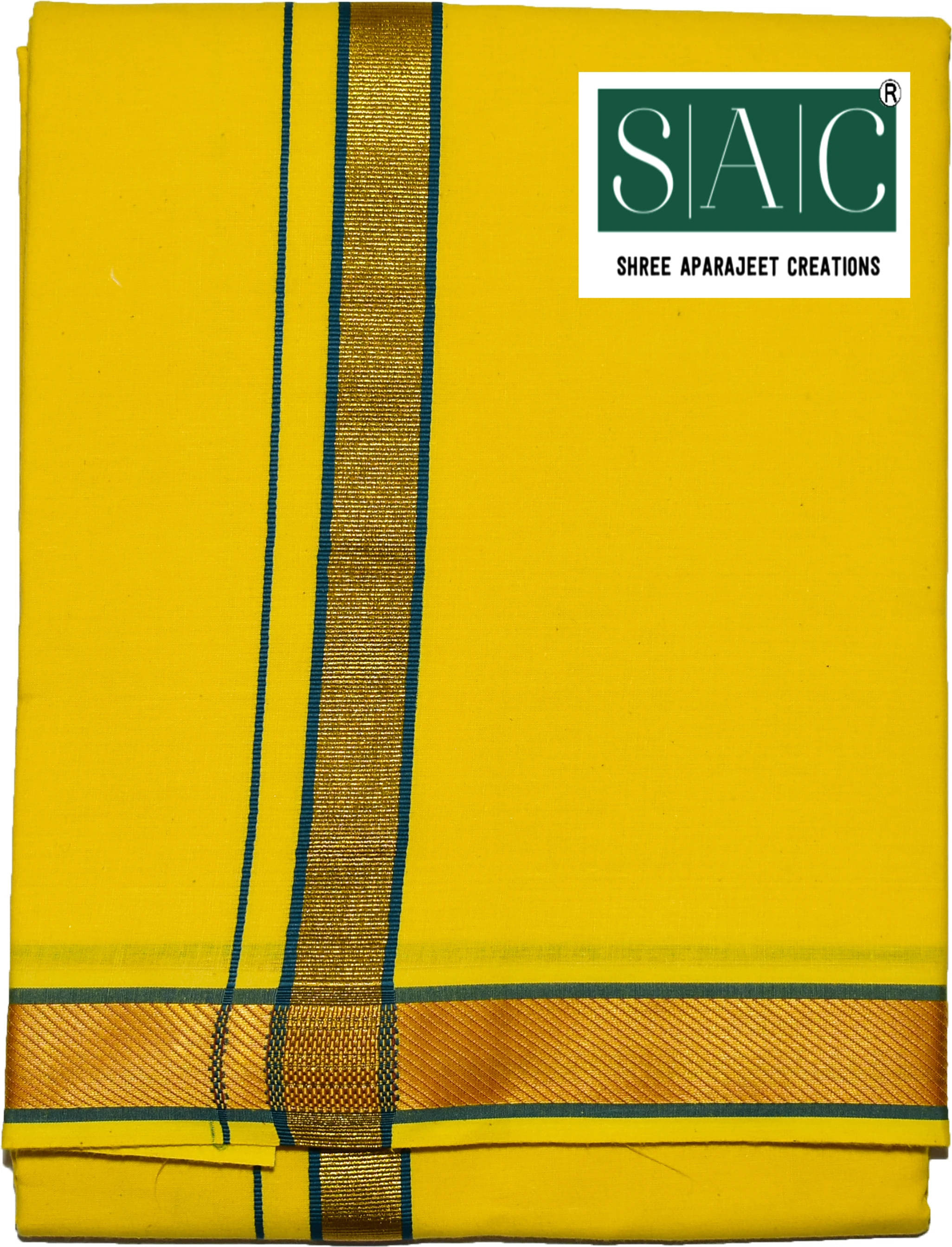     			Sac shree aparajeet creations Cotton Men's Dhoti Multicolor ( Pack of 1 )