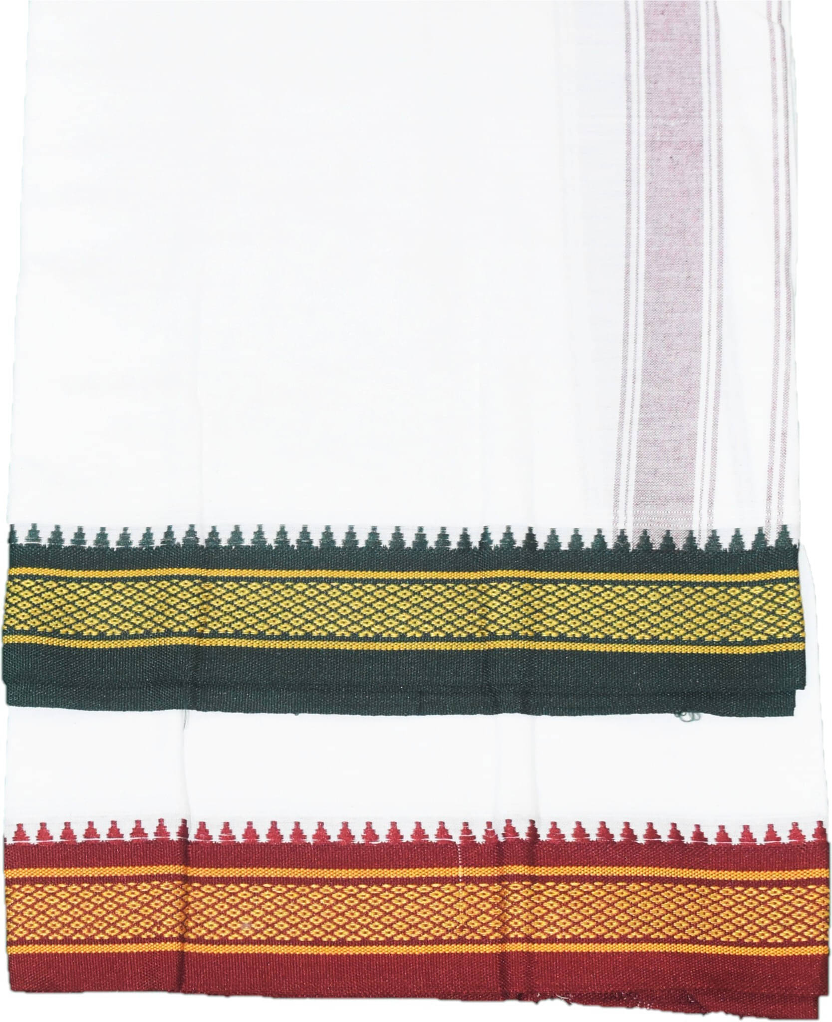 Sac shree aparajeet creations Cotton Men's Lungi White ( Pack of 1 ) Sac shree aparajeet creations Cotton Men's Lungi White ( Pack of 1 )