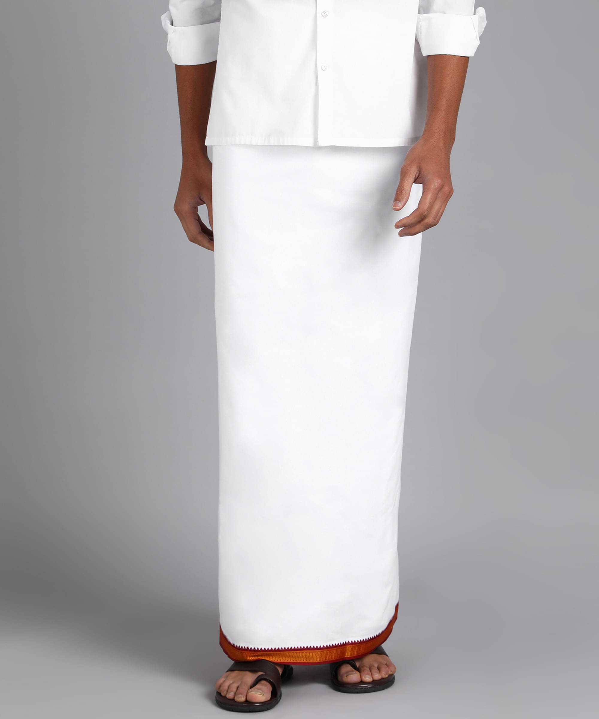 Sac shree aparajeet creations Cotton Men's Lungi White ( Pack of 1 ) Sac shree aparajeet creations Cotton Men's Lungi White ( Pack of 1 )