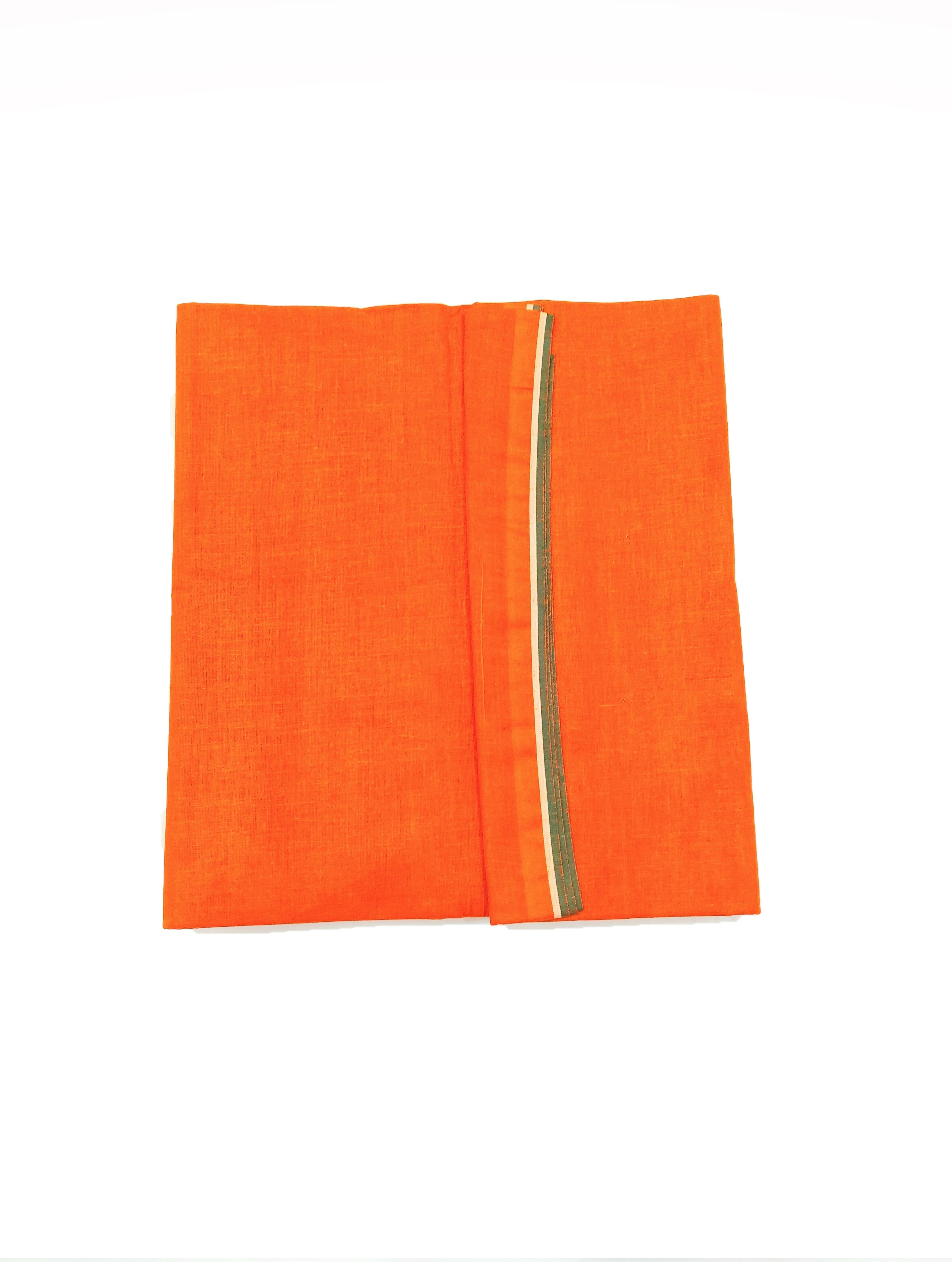 Sac shree aparajeet creations Cotton Men's Lungi Orange ( Pack of 1 ) Sac shree aparajeet creations Cotton Men's Lungi Orange ( Pack of 1 )