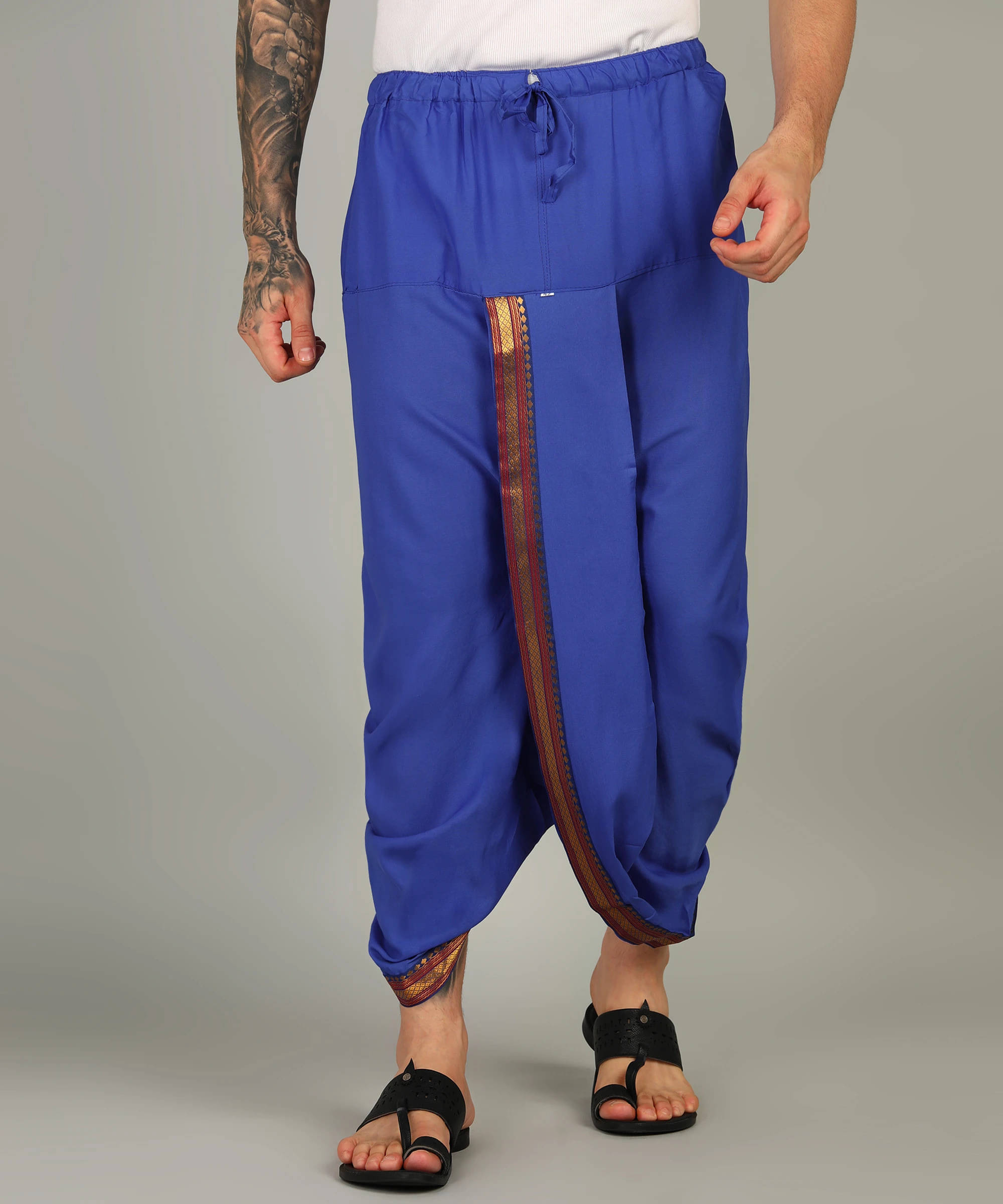 Sac shree aparajeet creations Silk Men's Dhoti Multicolor ( Pack of 1 ) Sac shree aparajeet creations Silk Men's Dhoti Multicolor ( Pack of 1 )
