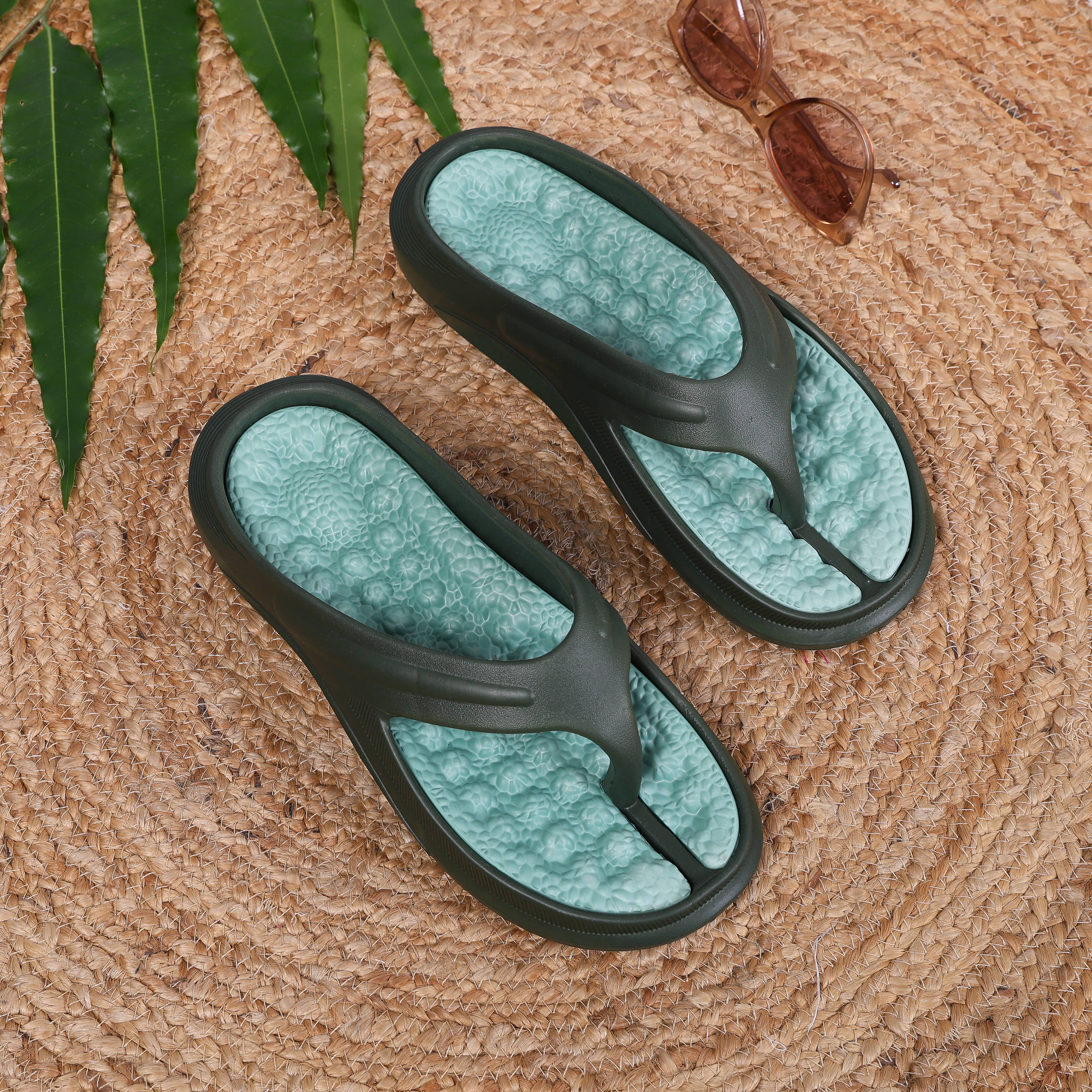     			Style Height Green Men's Thong Flip Flop