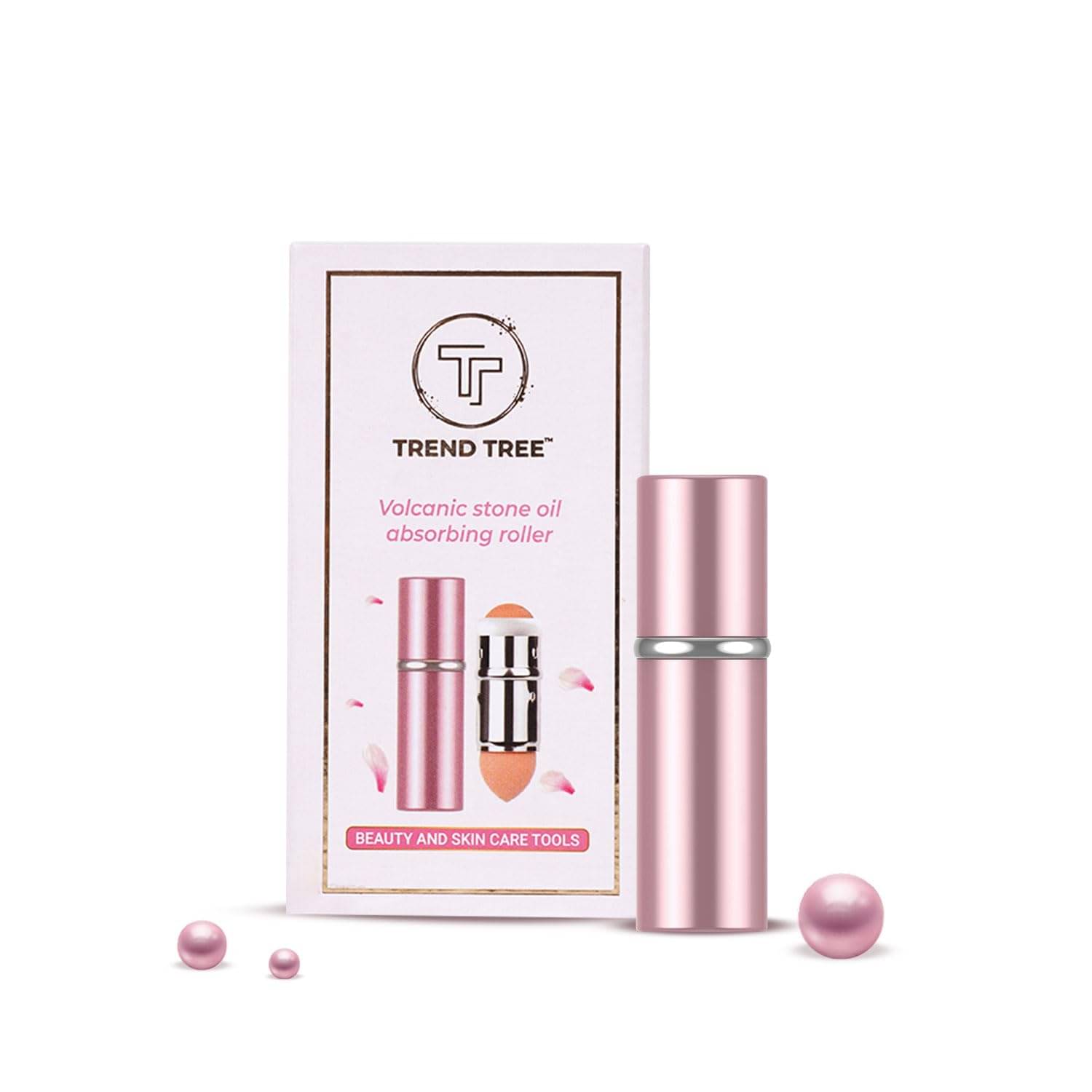     			TRENDTREE Applicators 100 g 2-in-1 Volcanic Face Roller & Beauty Blender