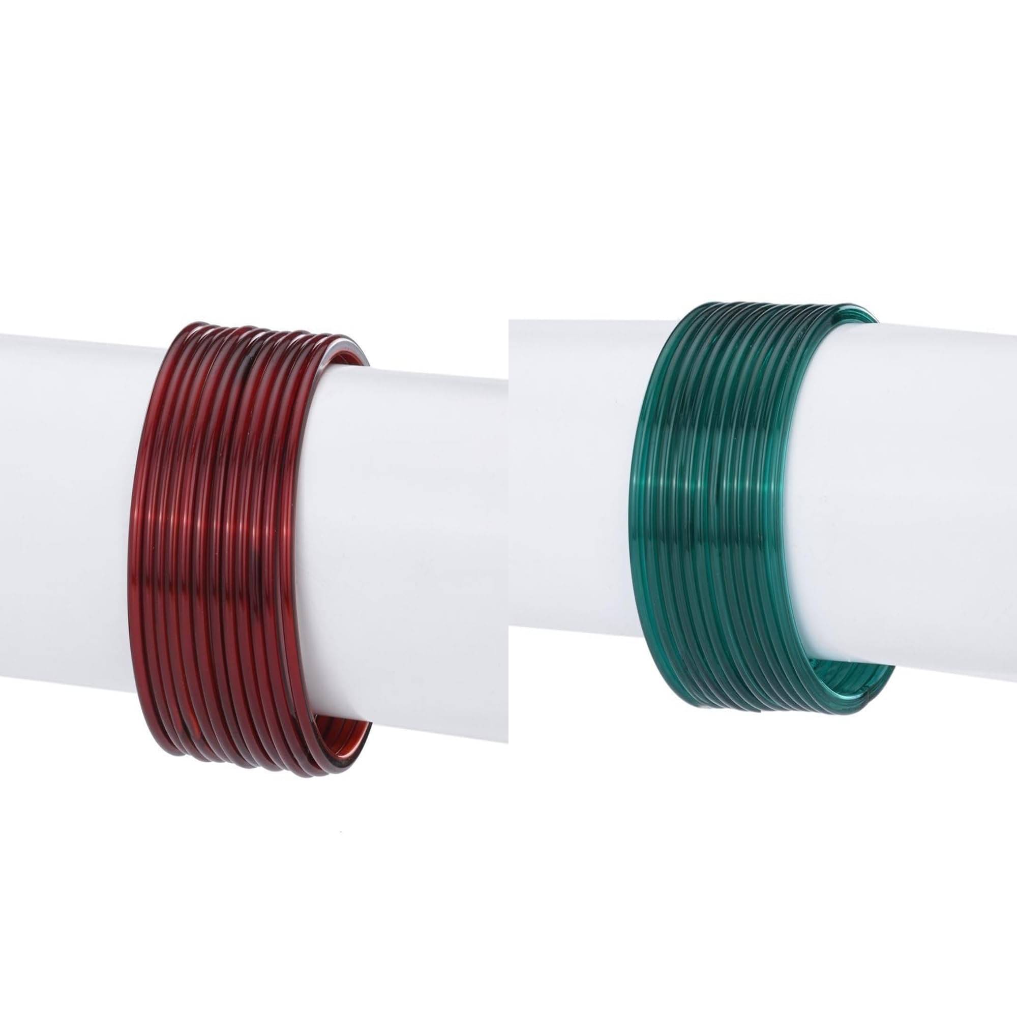     			1st Time Multicolor Bangle Set ( Pack of 2 )
