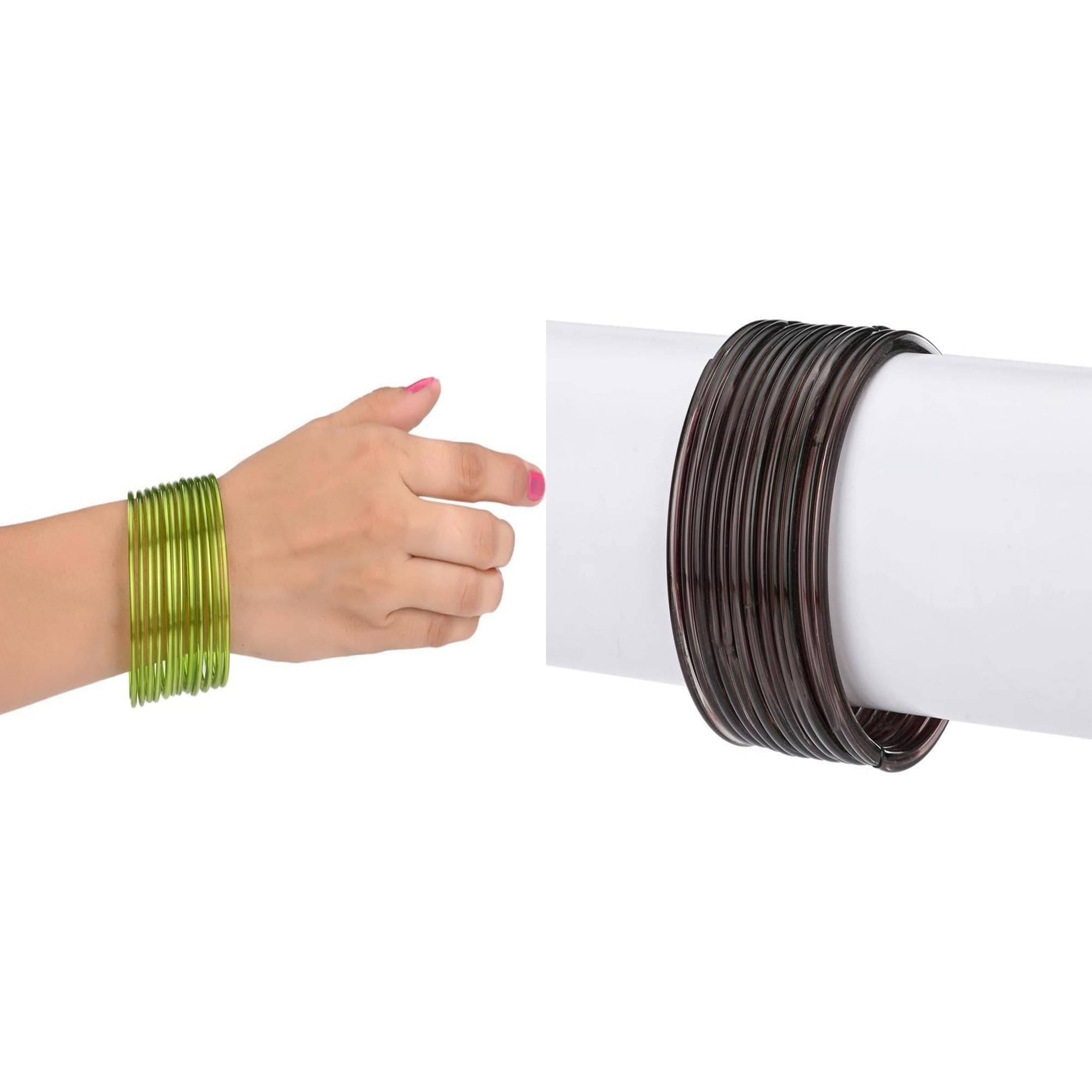 1st Time Multicolor Bangle Set ( Pack of 2 ) 1st Time Multicolor Bangle Set ( Pack of 2 )