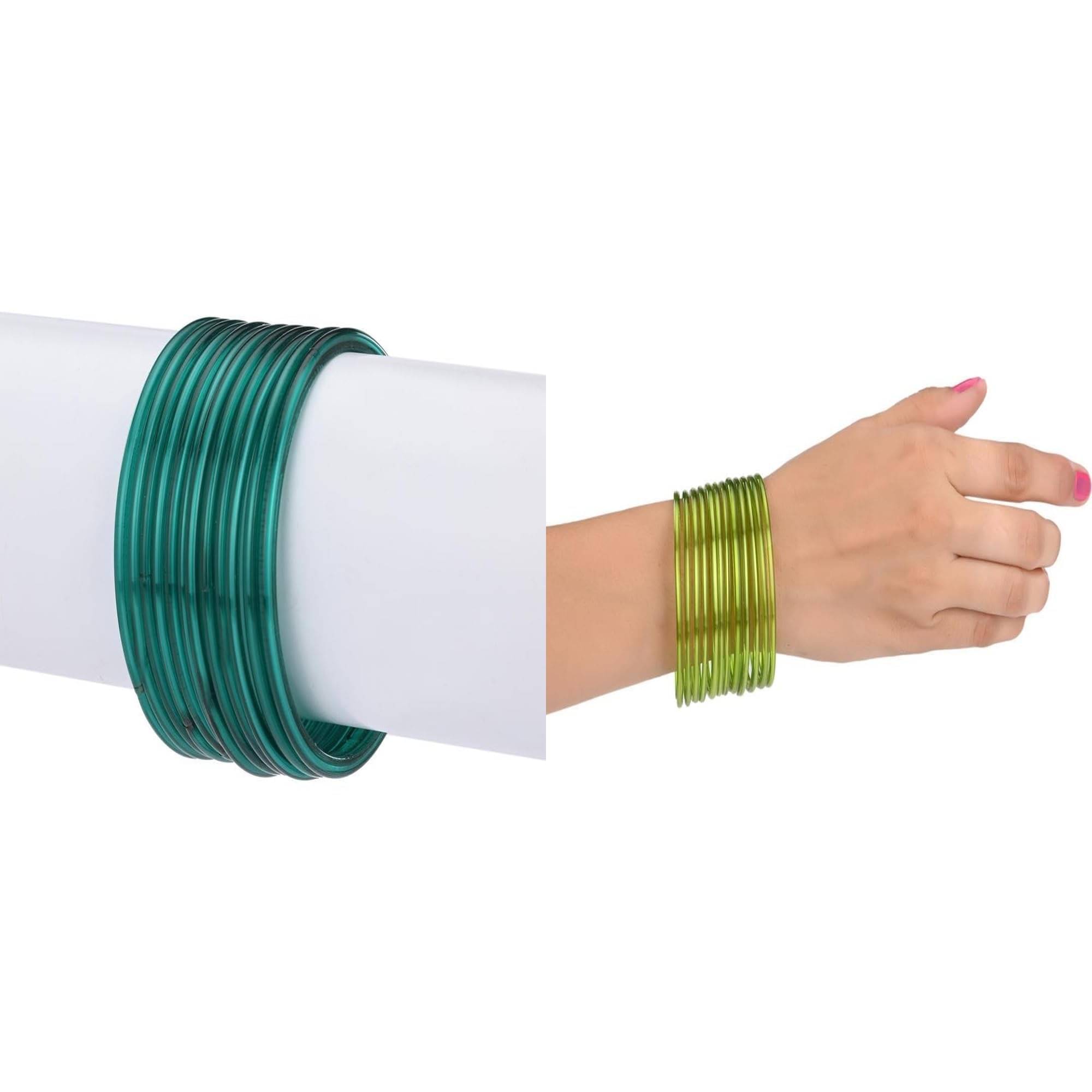     			1st Time Multicolor Bangle Set ( Pack of 2 )