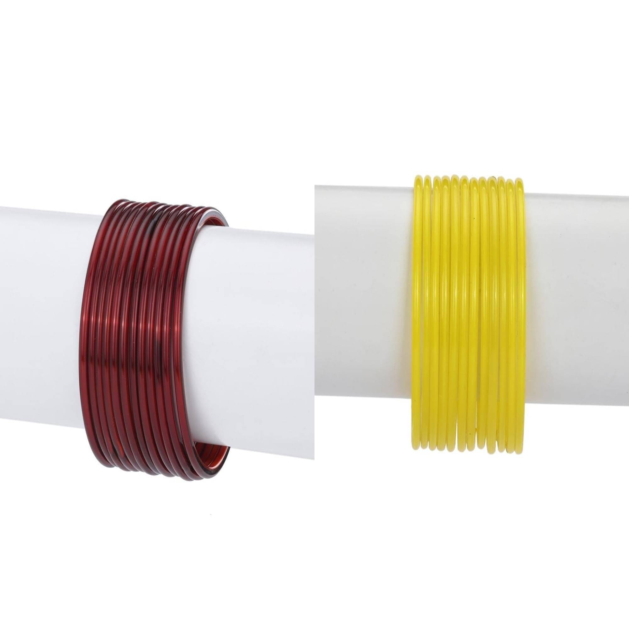     			1st Time Multicolor Bangle Set ( Pack of 2 )
