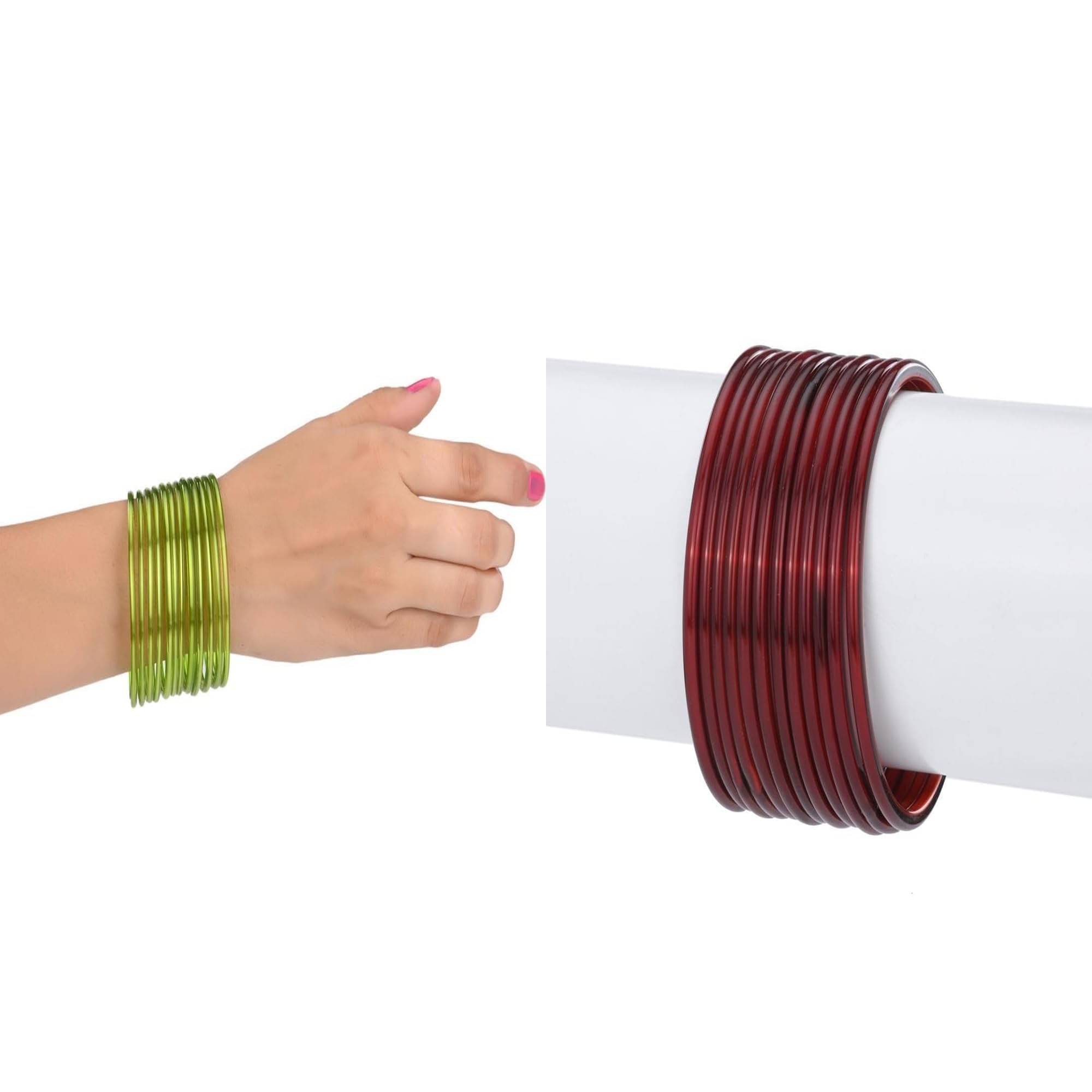 1st Time Multicolor Bangle Set ( Pack of 2 ) 1st Time Multicolor Bangle Set ( Pack of 2 )