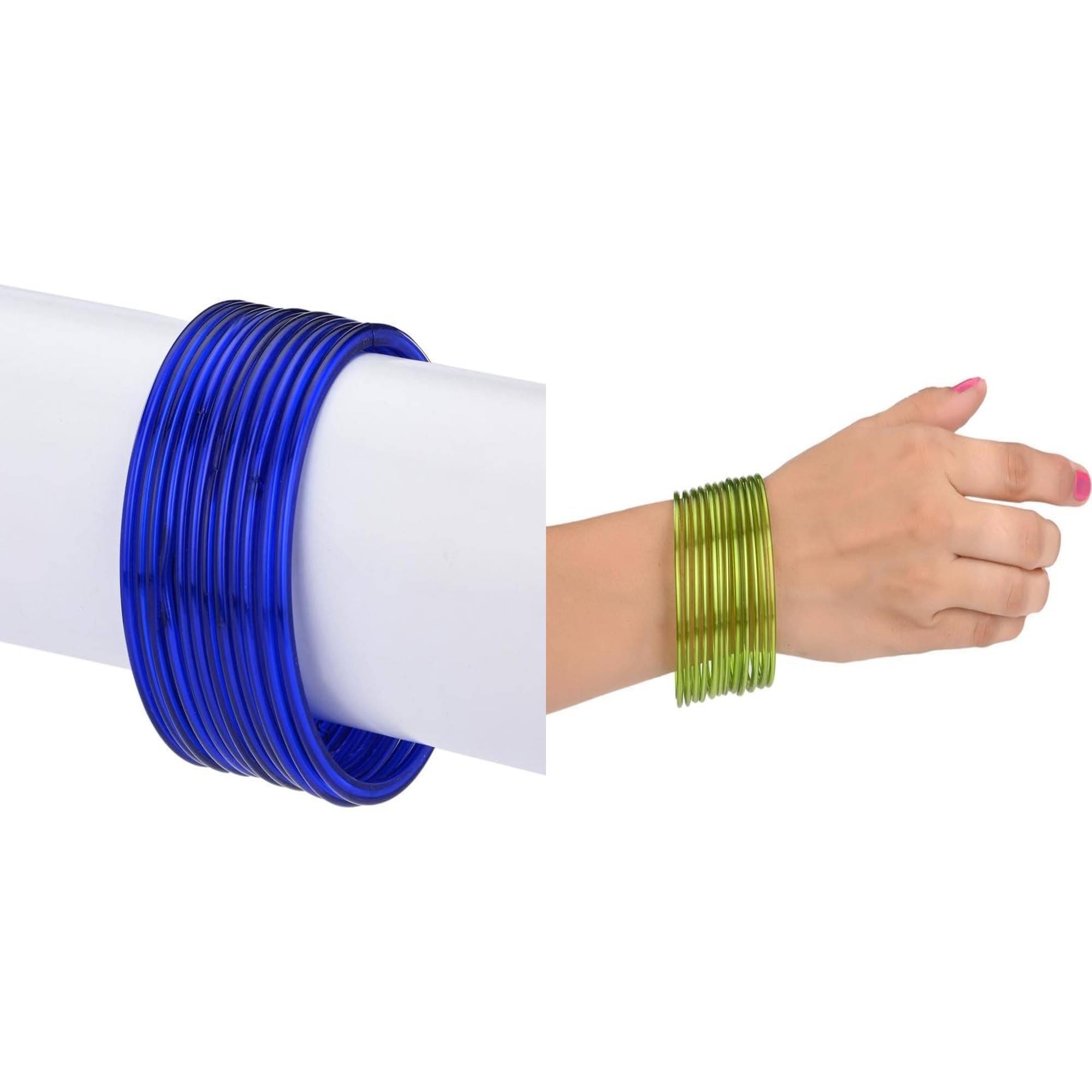 1st Time Multicolor Bangle Set ( Pack of 2 ) 1st Time Multicolor Bangle Set ( Pack of 2 )