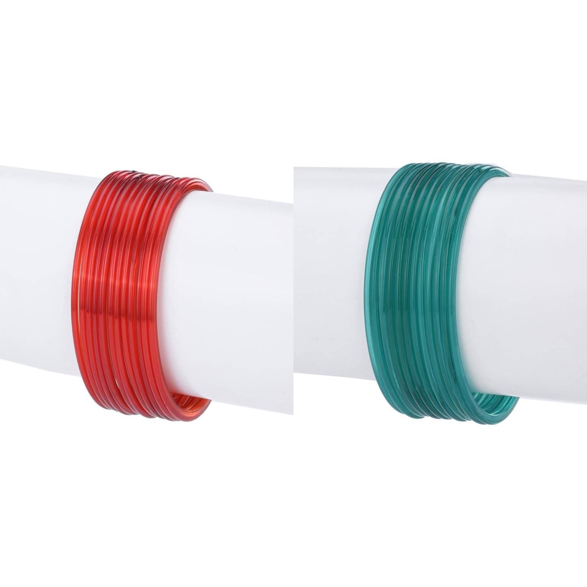     			1st Time Multicolor Bangle Set ( Pack of 2 )