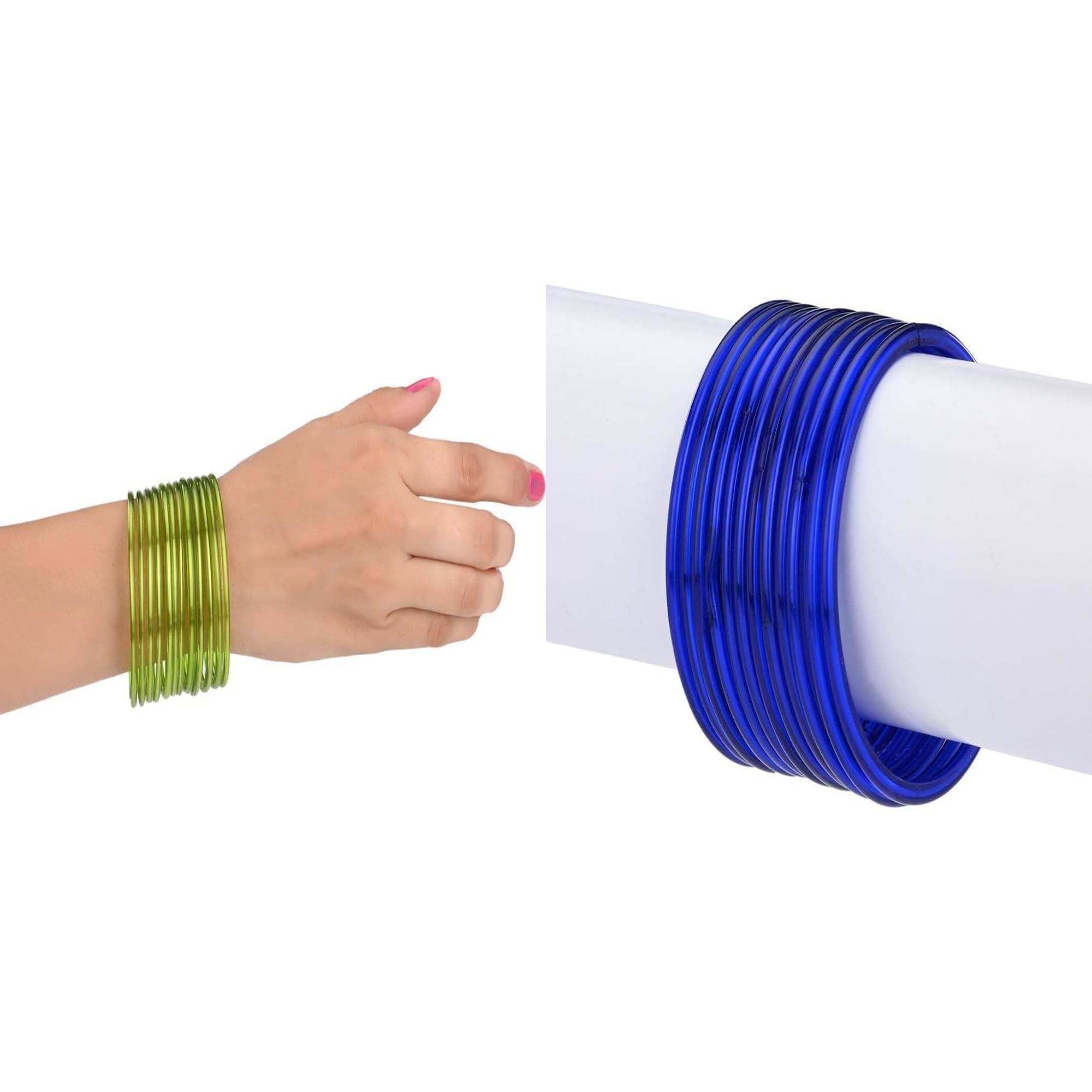 1st Time Multicolor Bangle Set ( Pack of 2 ) 1st Time Multicolor Bangle Set ( Pack of 2 )