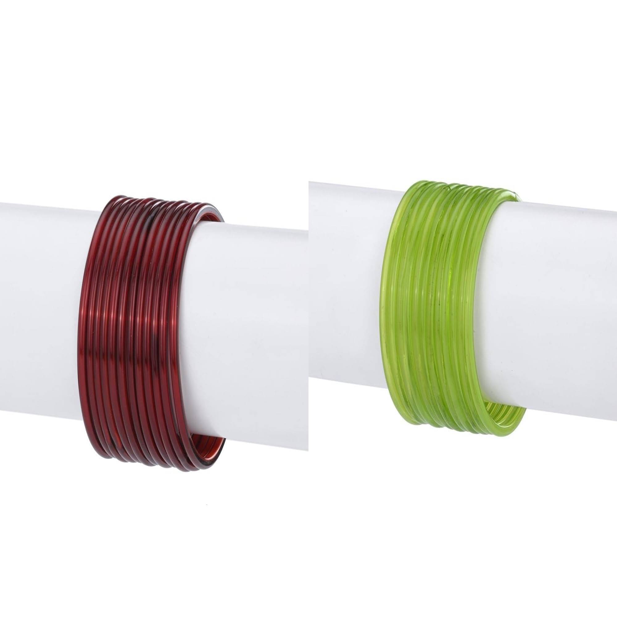 1st Time Multicolor Bangle Set ( Pack of 2 ) 1st Time Multicolor Bangle Set ( Pack of 2 )