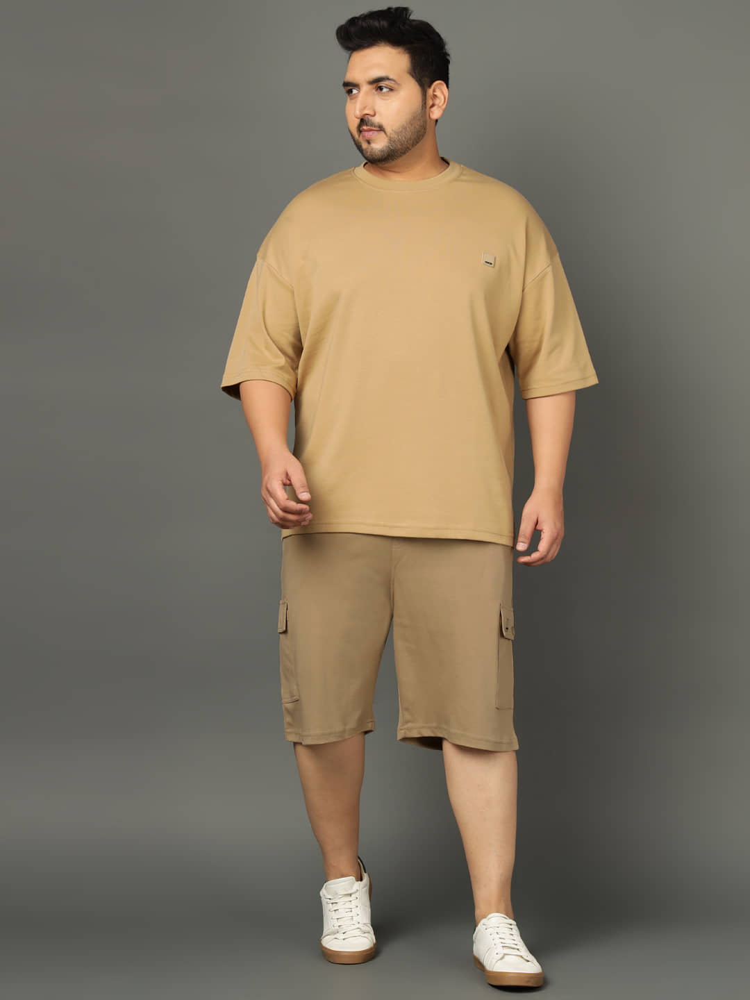 Club York Camel Cotton Blend Men's Cargos ( Pack of 1 ) - Shorts | Buy online on ZillyBuy