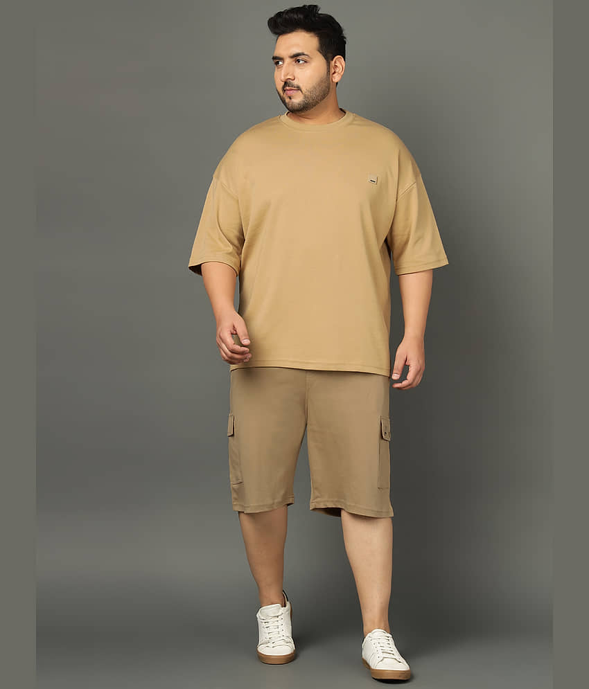 Club York Camel Cotton Blend Men's Cargos ( Pack of 1 ) - Shorts | Buy online on ZillyBuy